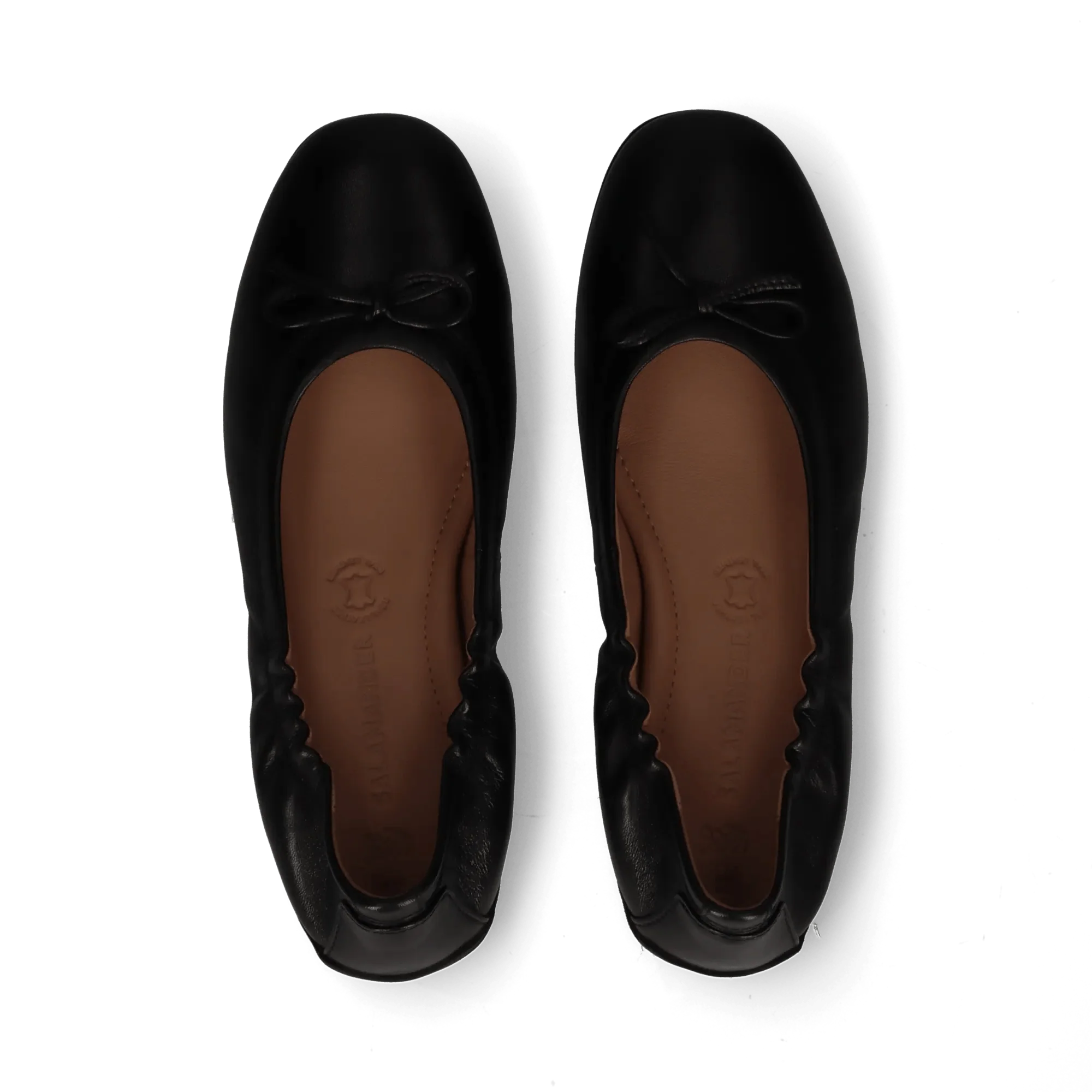Leder Ballerina Schwarz - Image 6