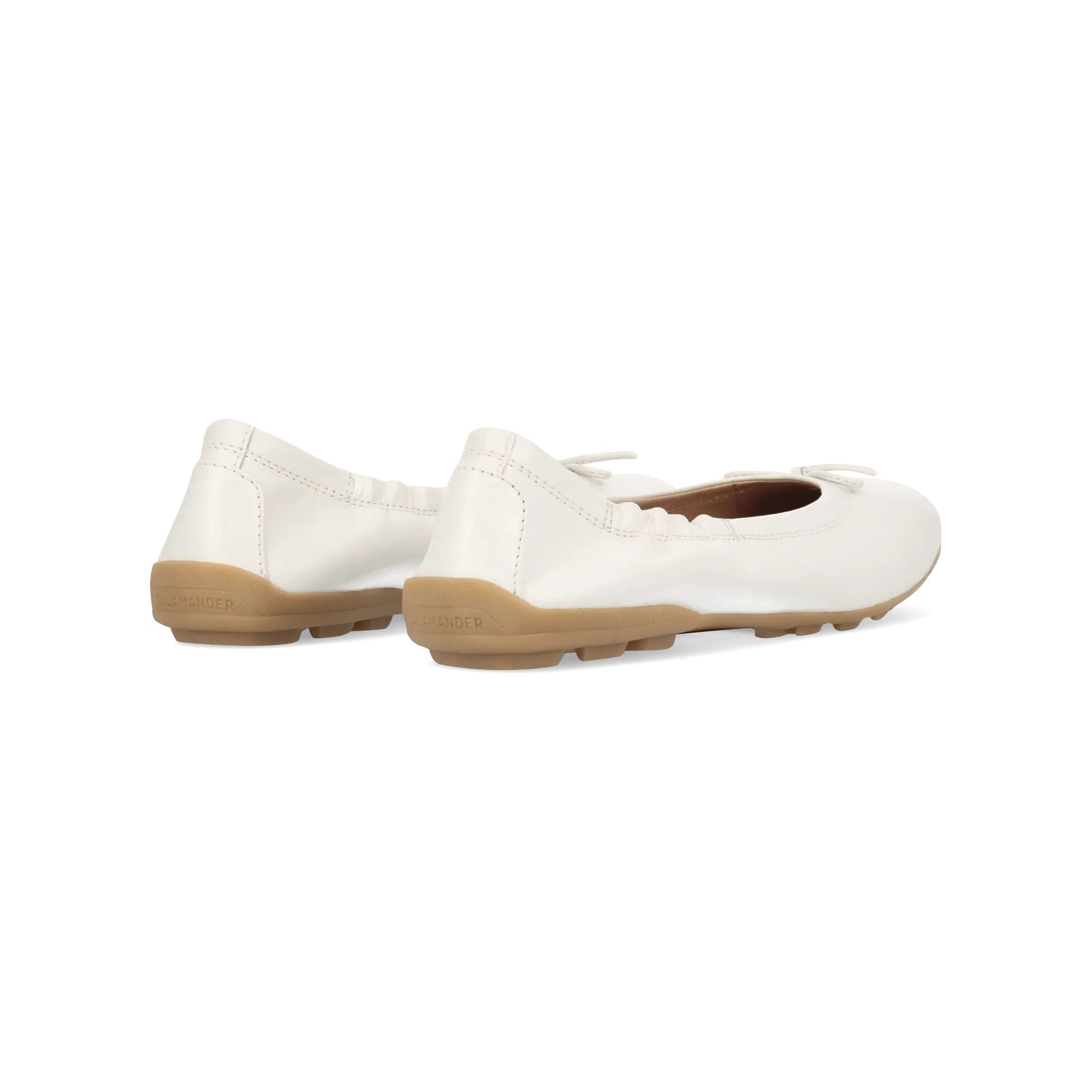 Leder Ballerina Weiß - Image 4