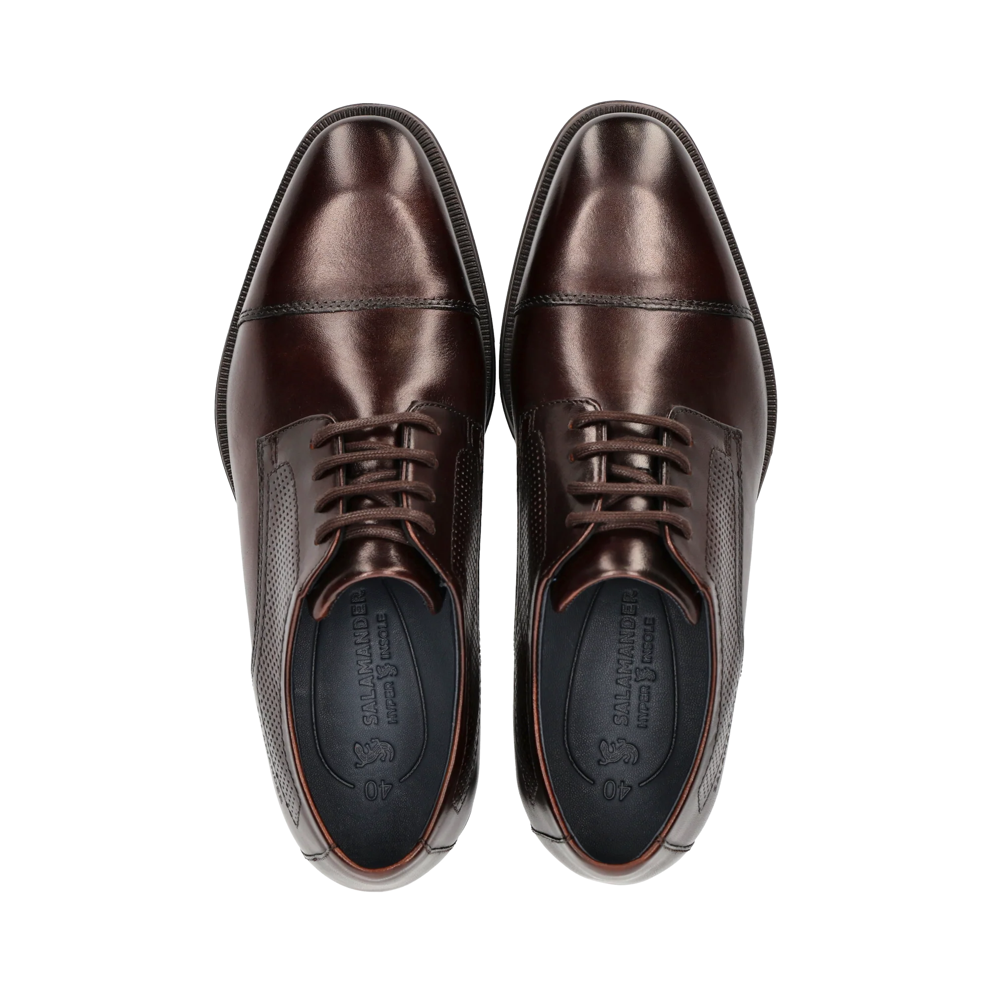 Leder Business Schnürer Braun - Image 6