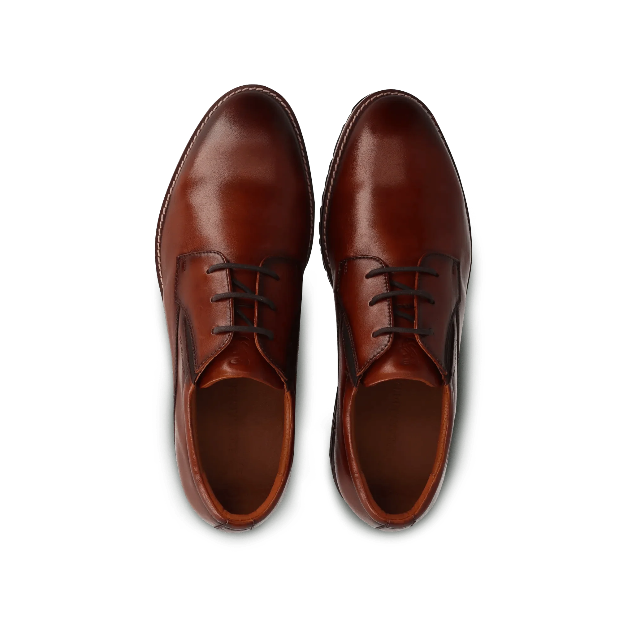 Leder Business Schnürer Cognac - Image 6