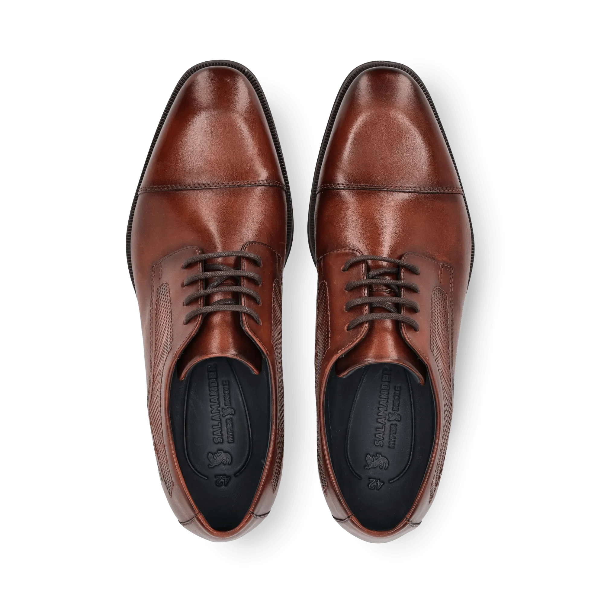 Leder Business Schnürer Cognac - Image 6