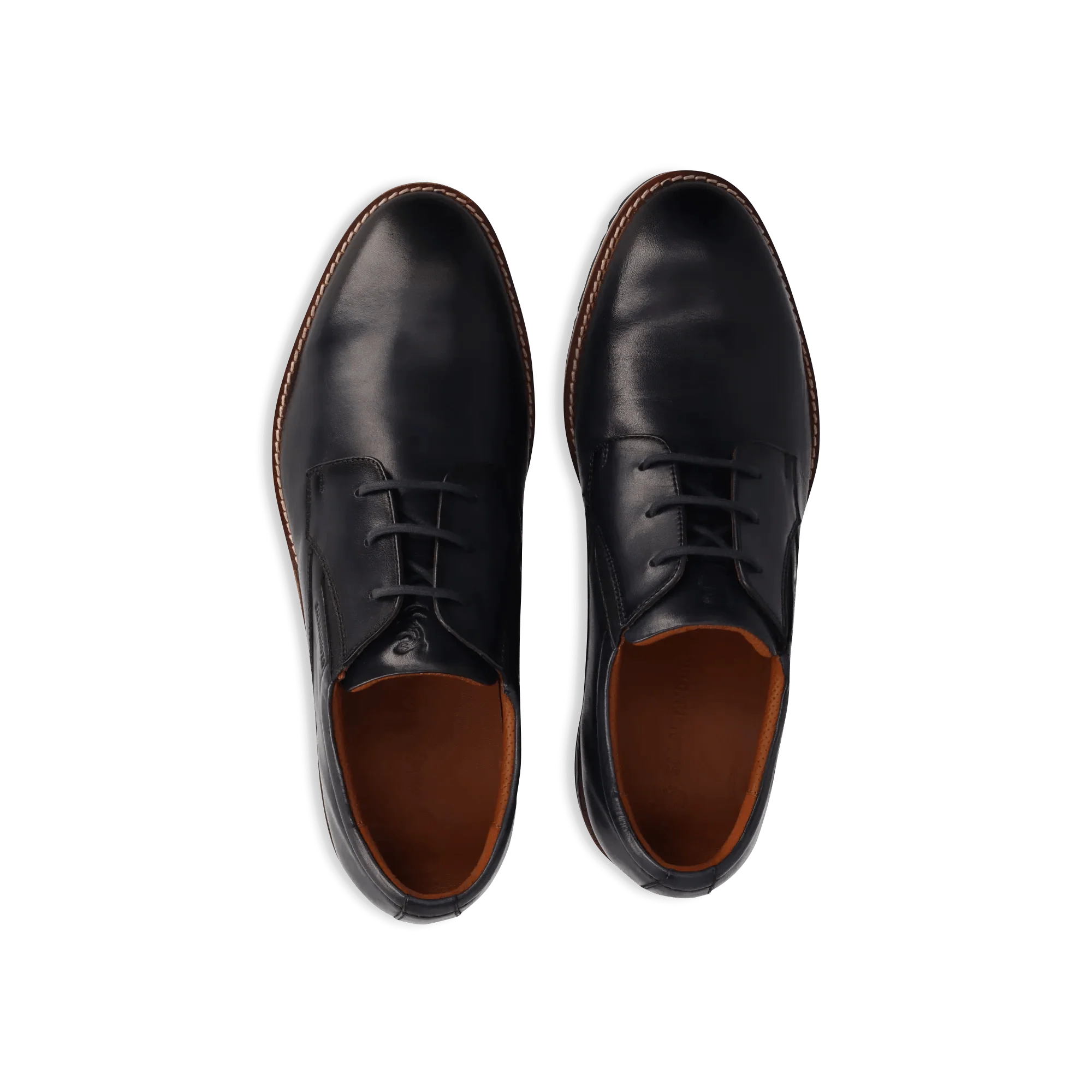 Leder Business Schnürer Blau - Image 6