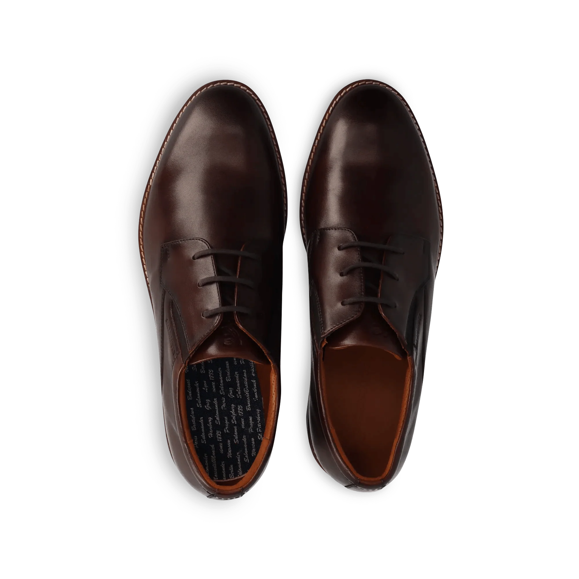 Leder Business Schnürer Braun - Image 6