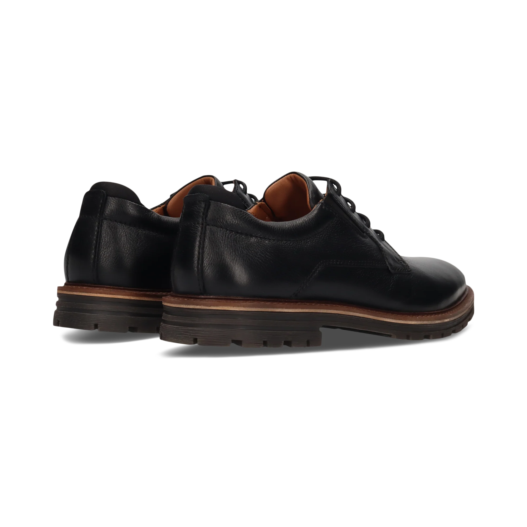 Leder Business-Schnürschuhe In Schwarz - Image 4