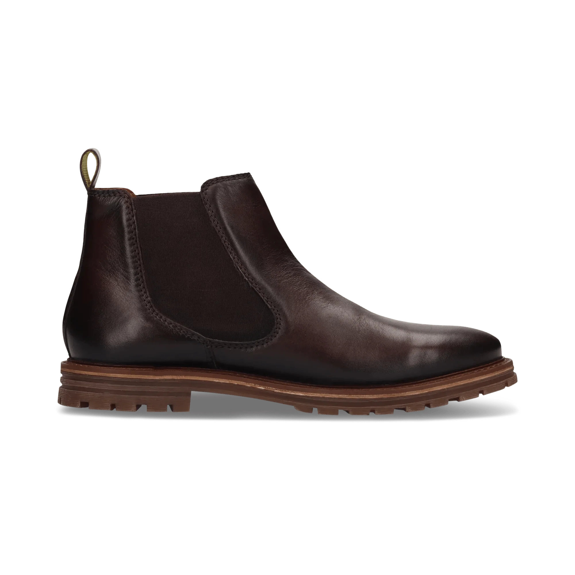 Leder Chelsea-Stiefelette Braun - Image 3
