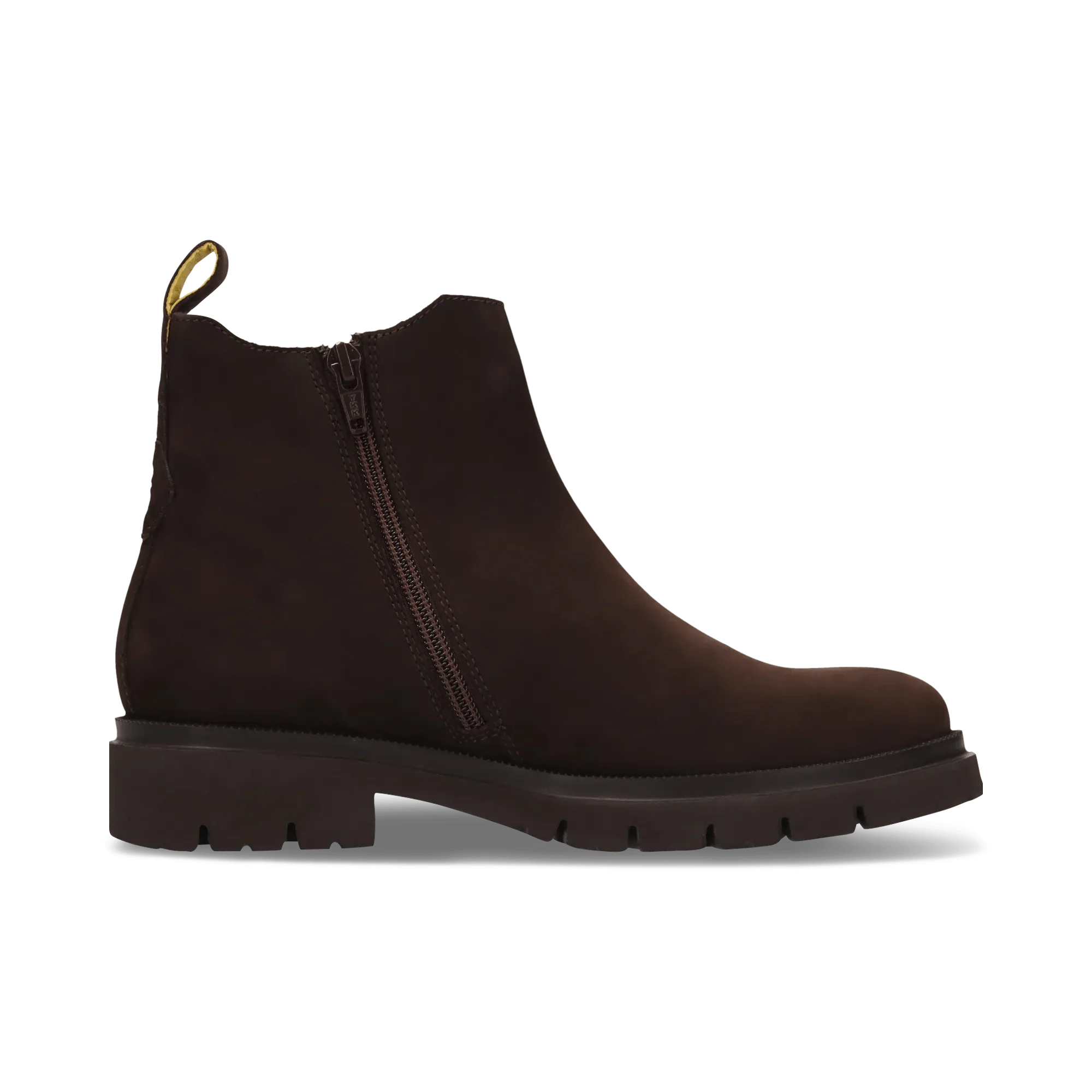 Leder Chelsea-Stiefelette Dunkelbraun - Image 3