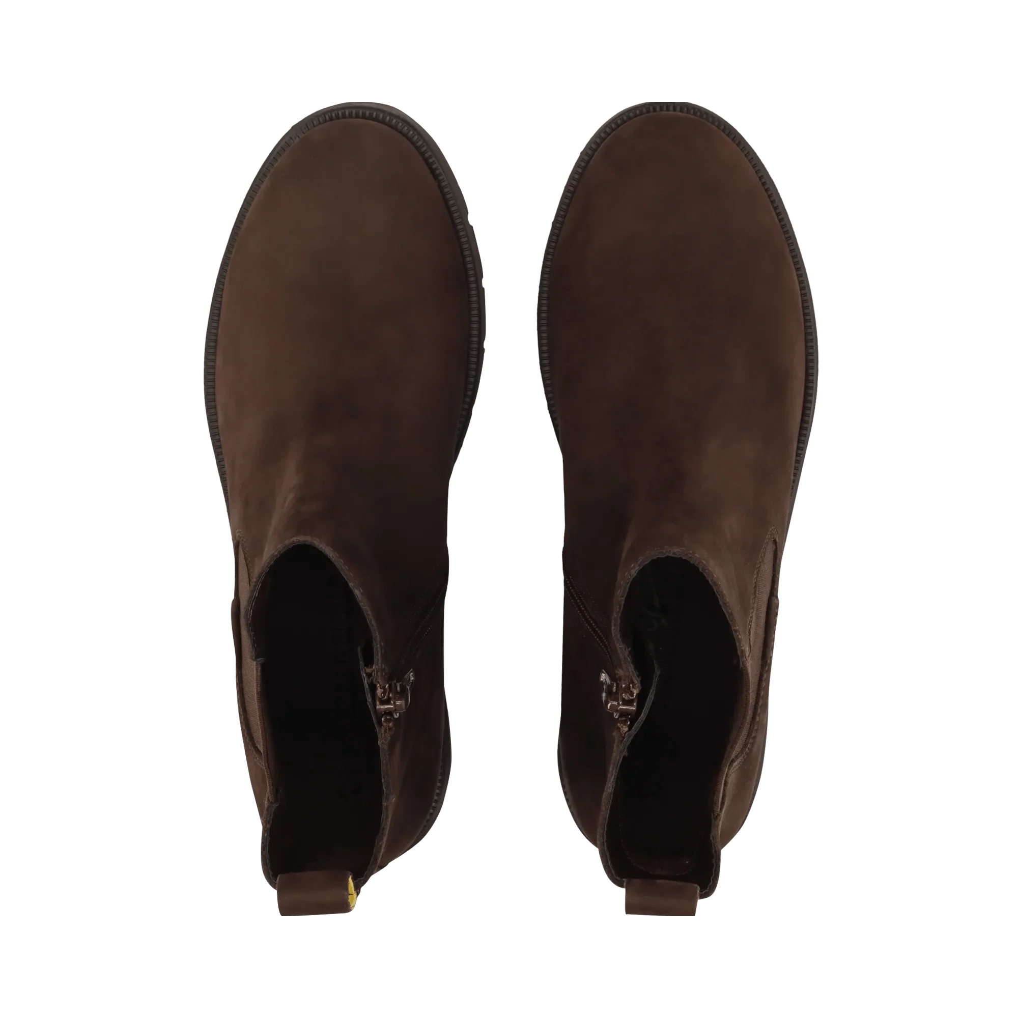 Leder Chelsea-Stiefelette Dunkelbraun - Image 6