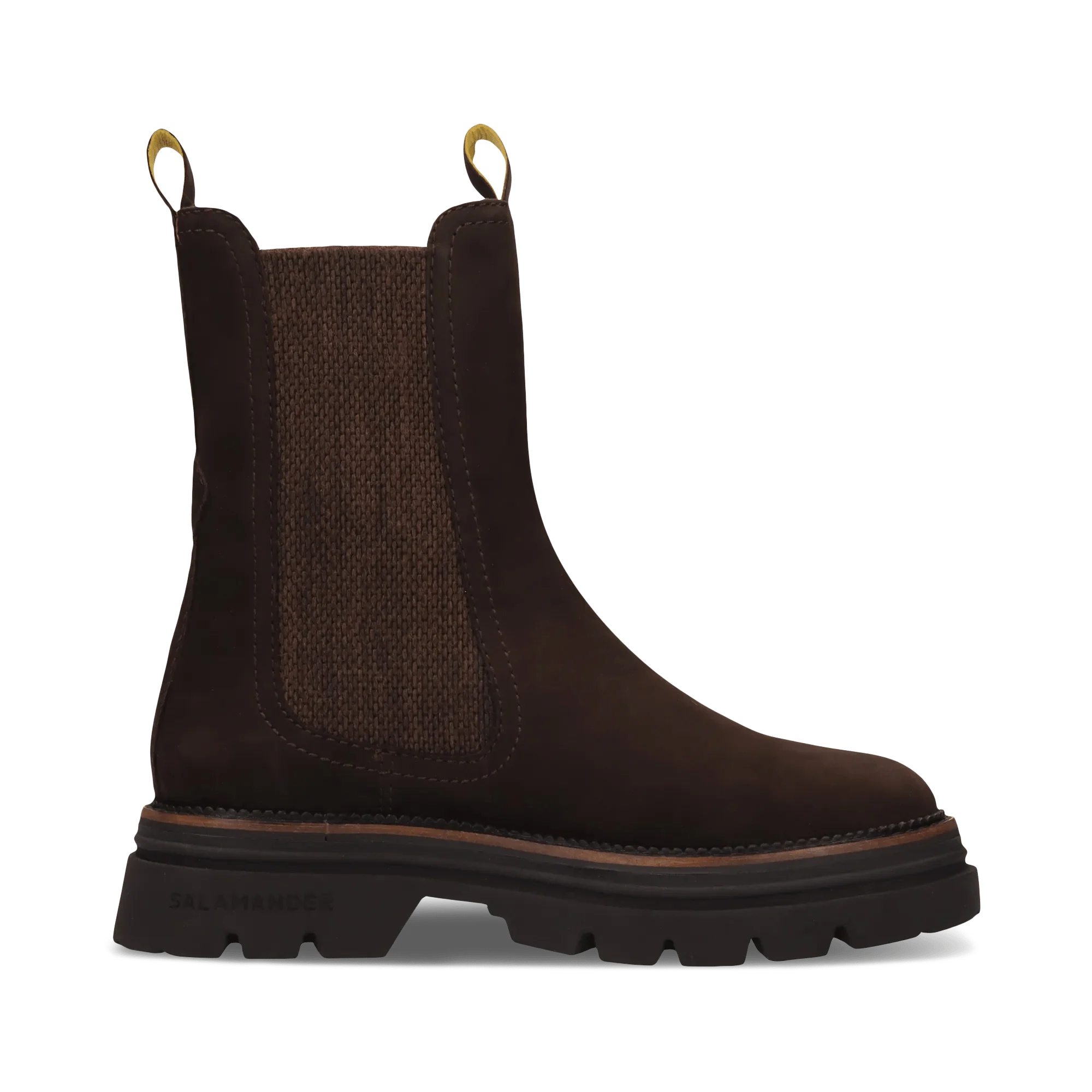 Leder Chelsea-Stiefelette Dunkelbraun - Image 3