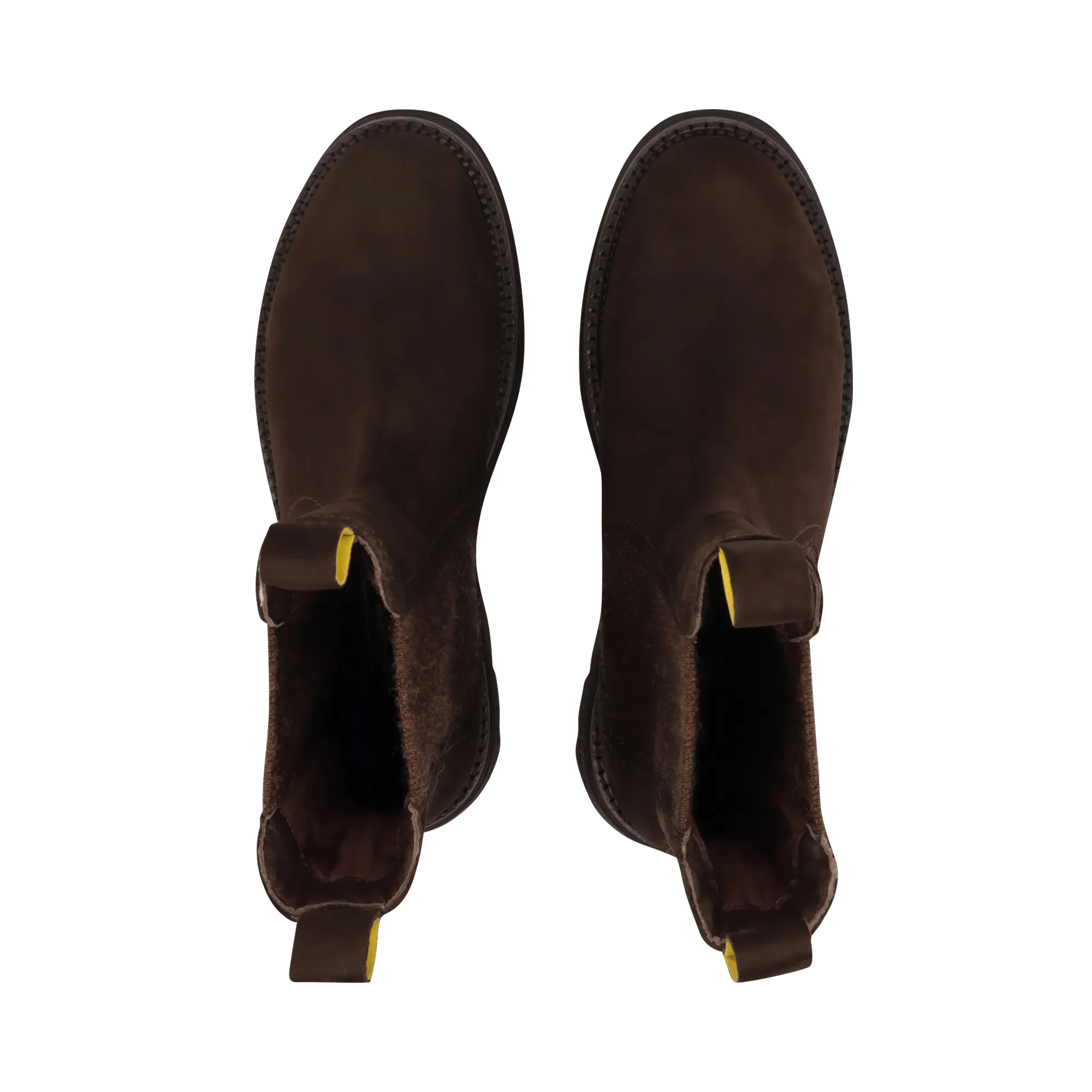 Leder Chelsea-Stiefelette Dunkelbraun - Image 6