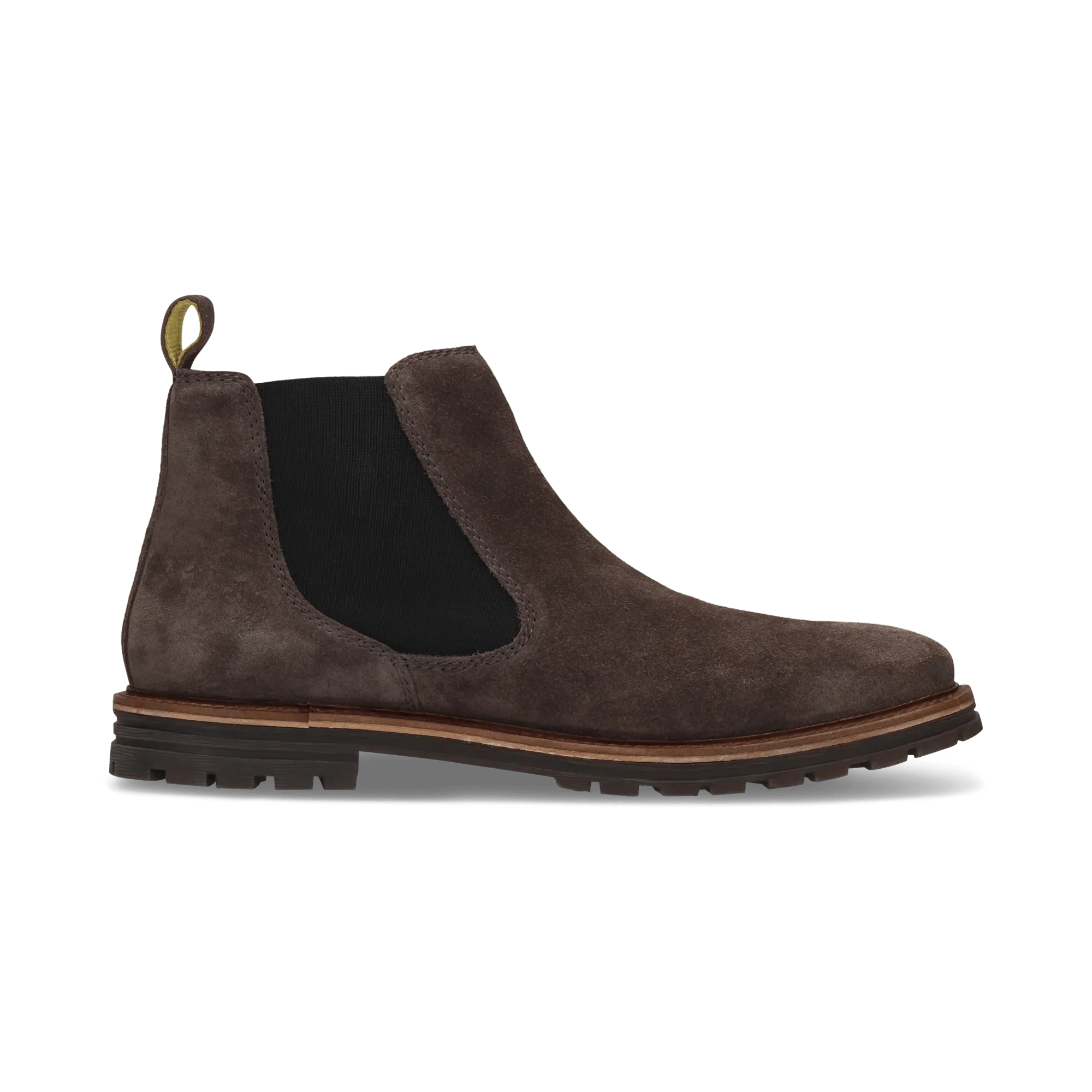 Leder Chelsea-Stiefelette Dunkelgrau - Image 3