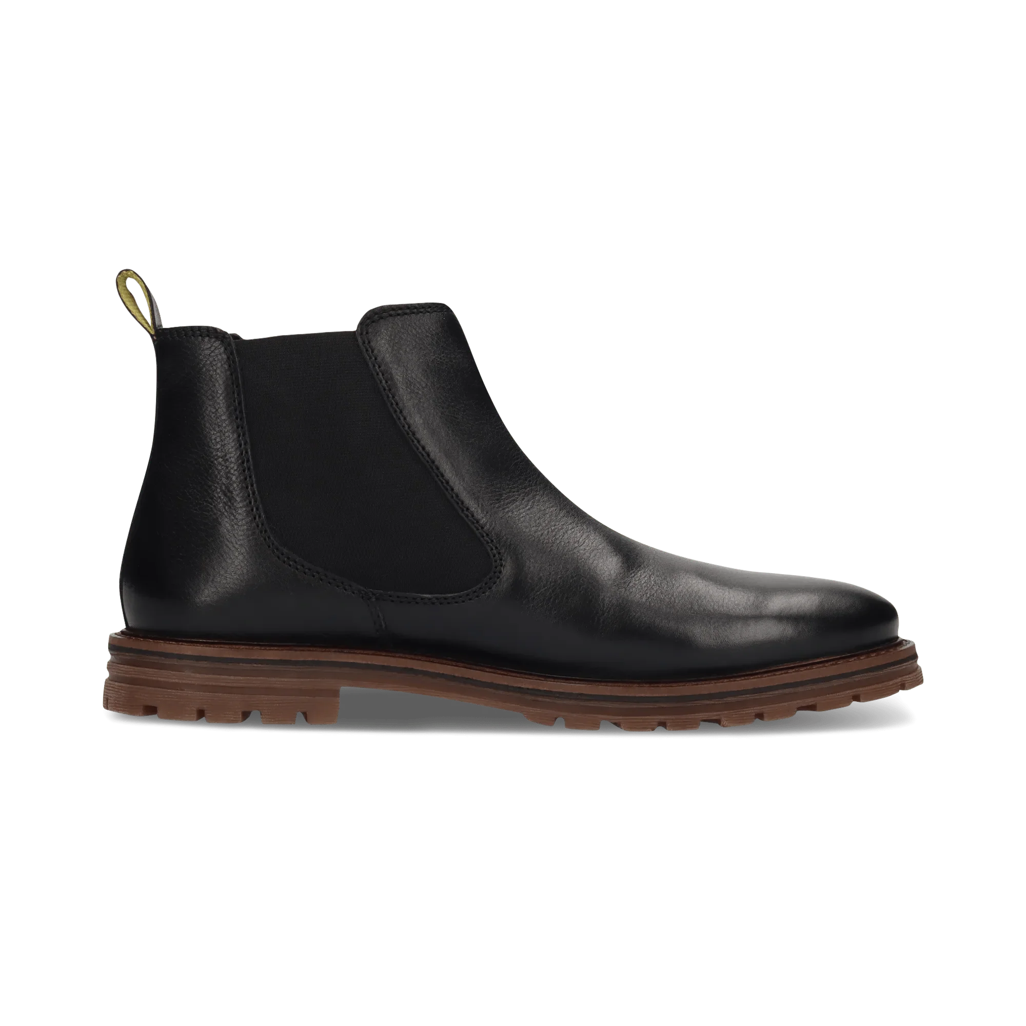 Leder Chelsea-Stiefelette Schwarz - Image 3