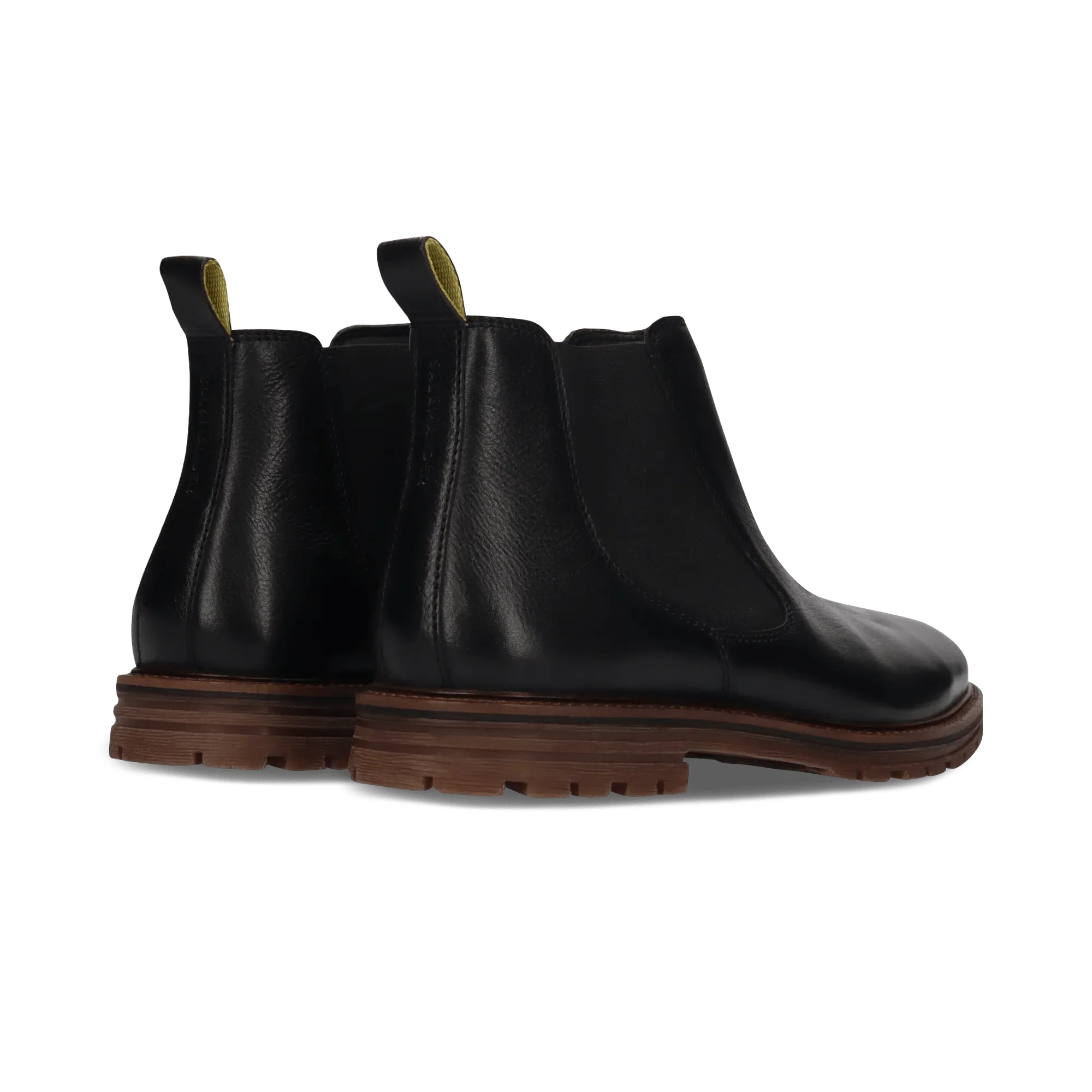 Leder Chelsea-Stiefelette Schwarz - Image 4