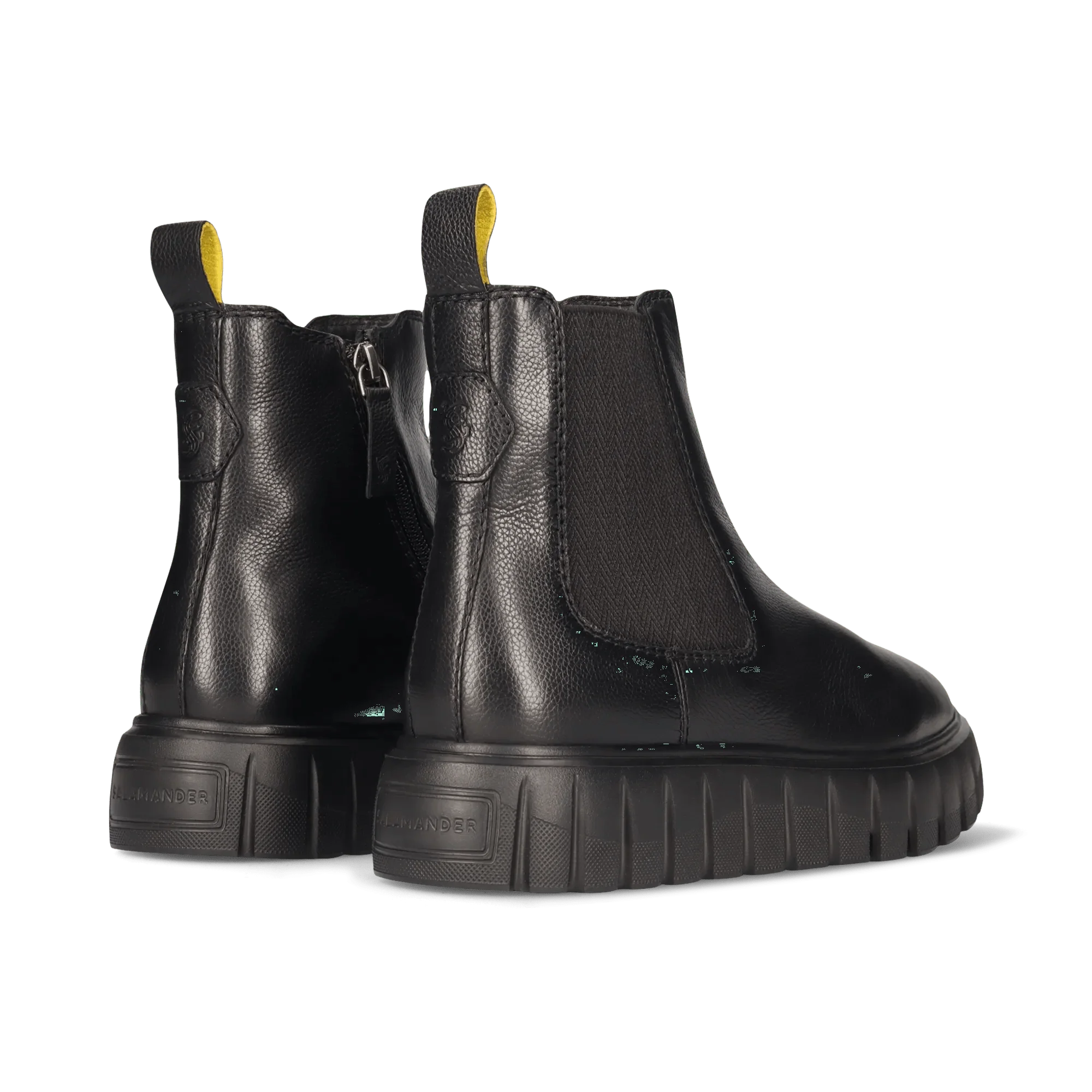 Leder Chelsea-Stiefelette Schwarz - Image 4