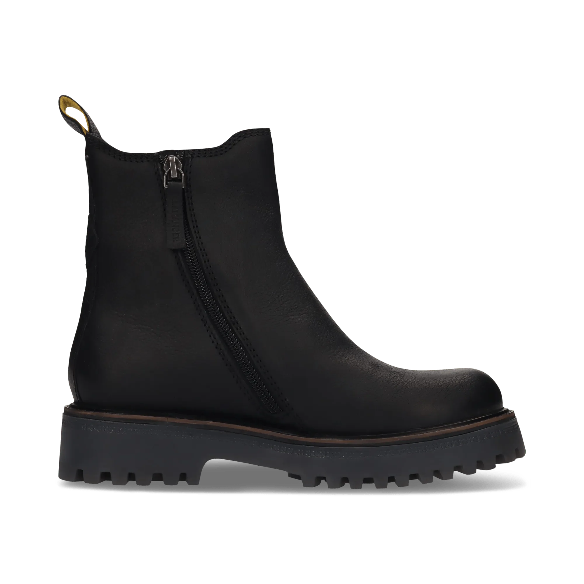 Leder Chelsea-Stiefelette Schwarz - Image 3