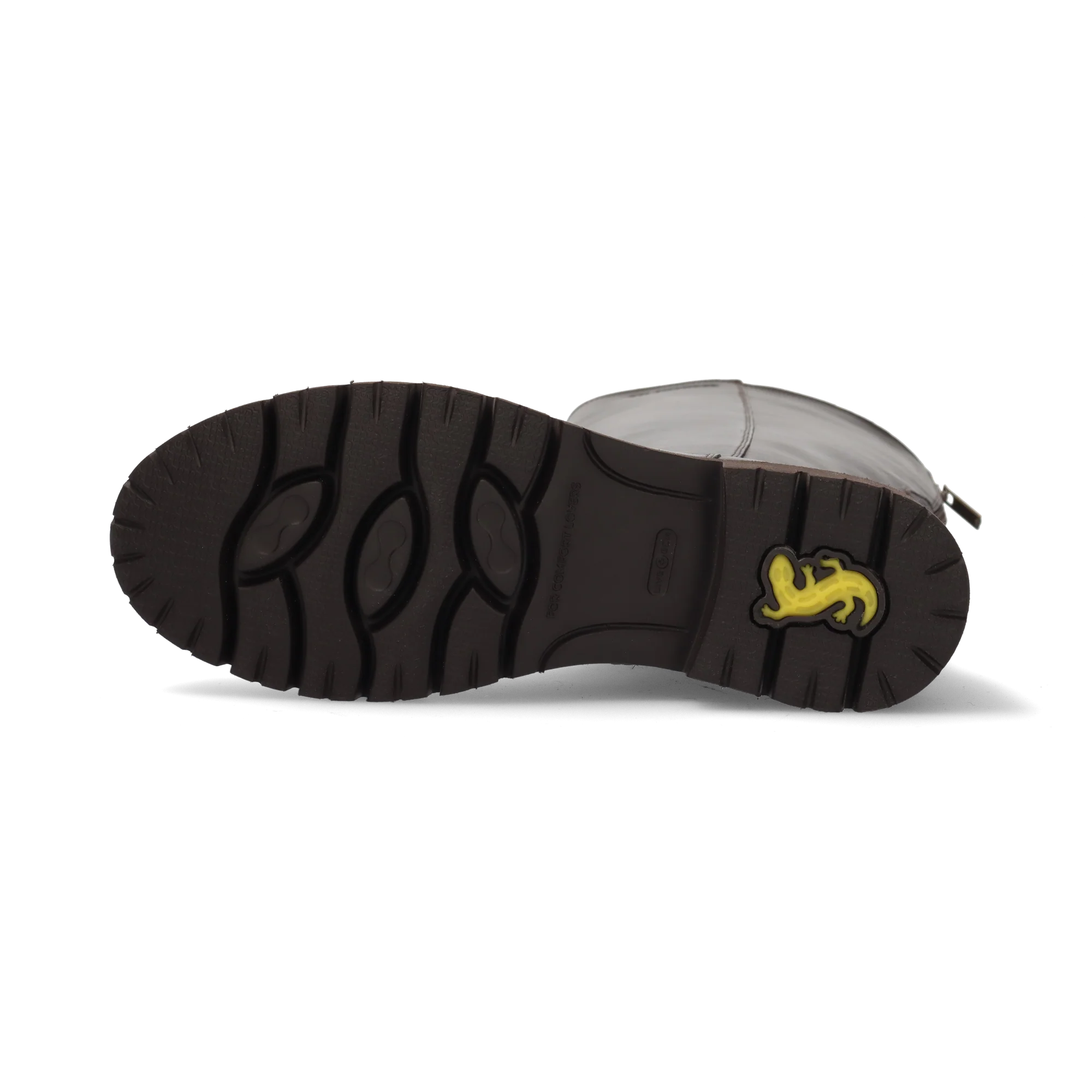 Leder Langschaftstiefel Dunkelbraun - Image 5