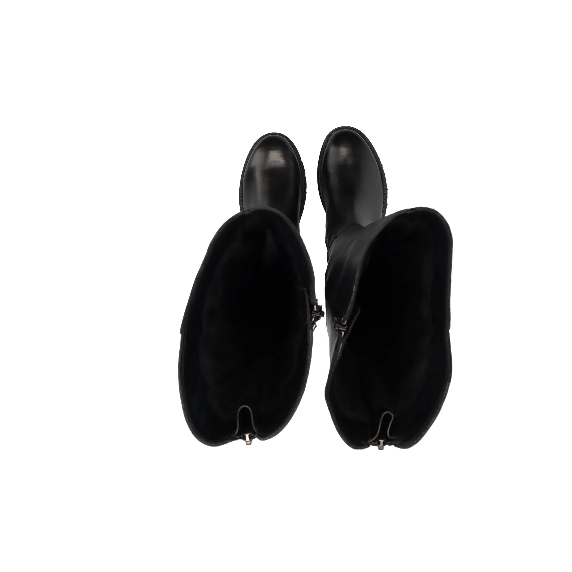 Leder Langschaftstiefel Schwarz - Image 6