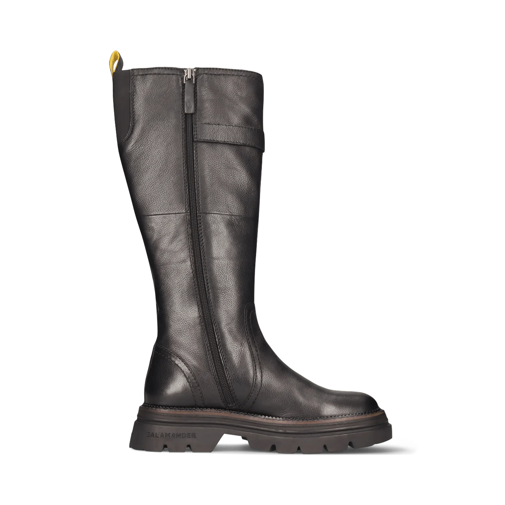 Leder Langschaftstiefel Schwarz - Image 3