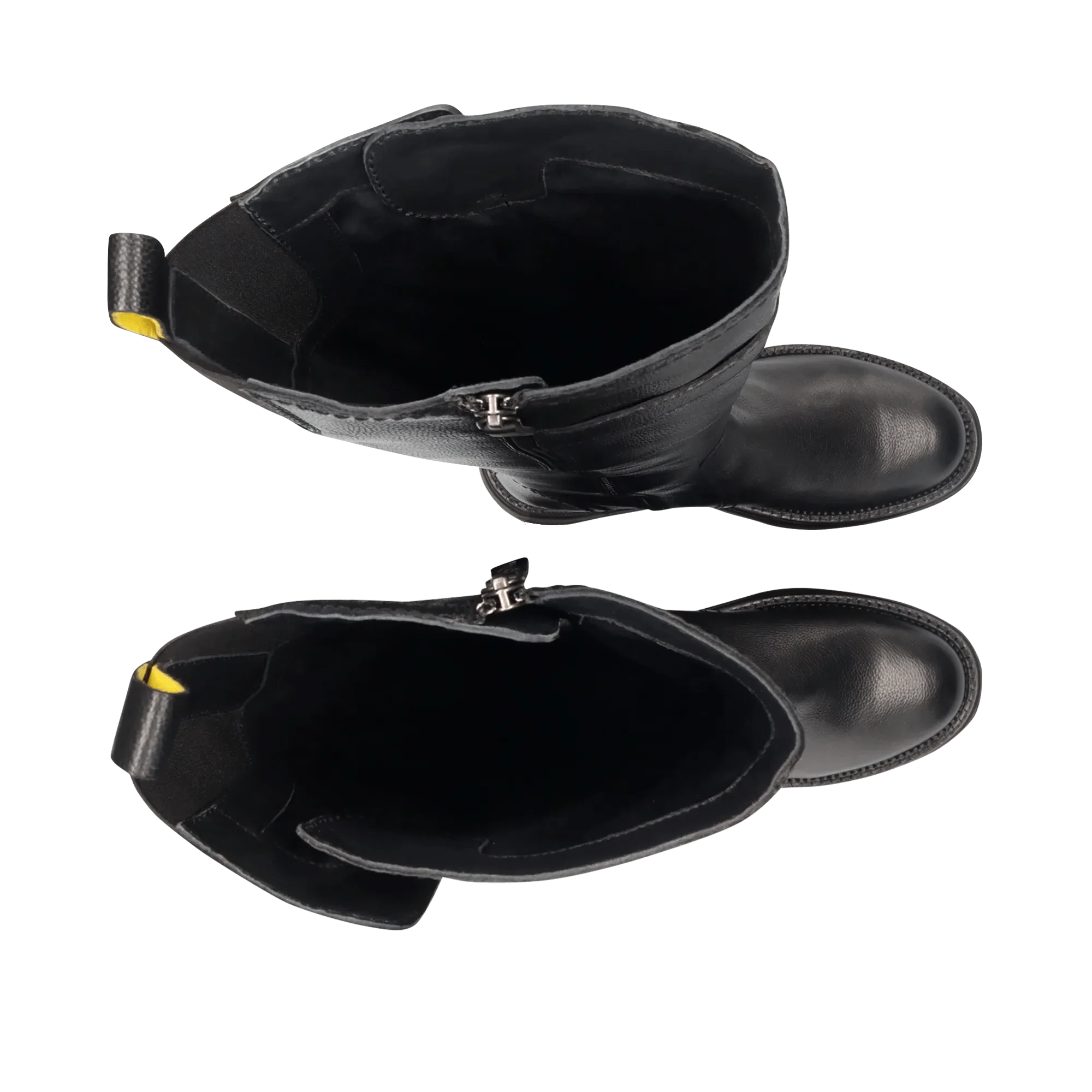 Leder Langschaftstiefel Schwarz - Image 6
