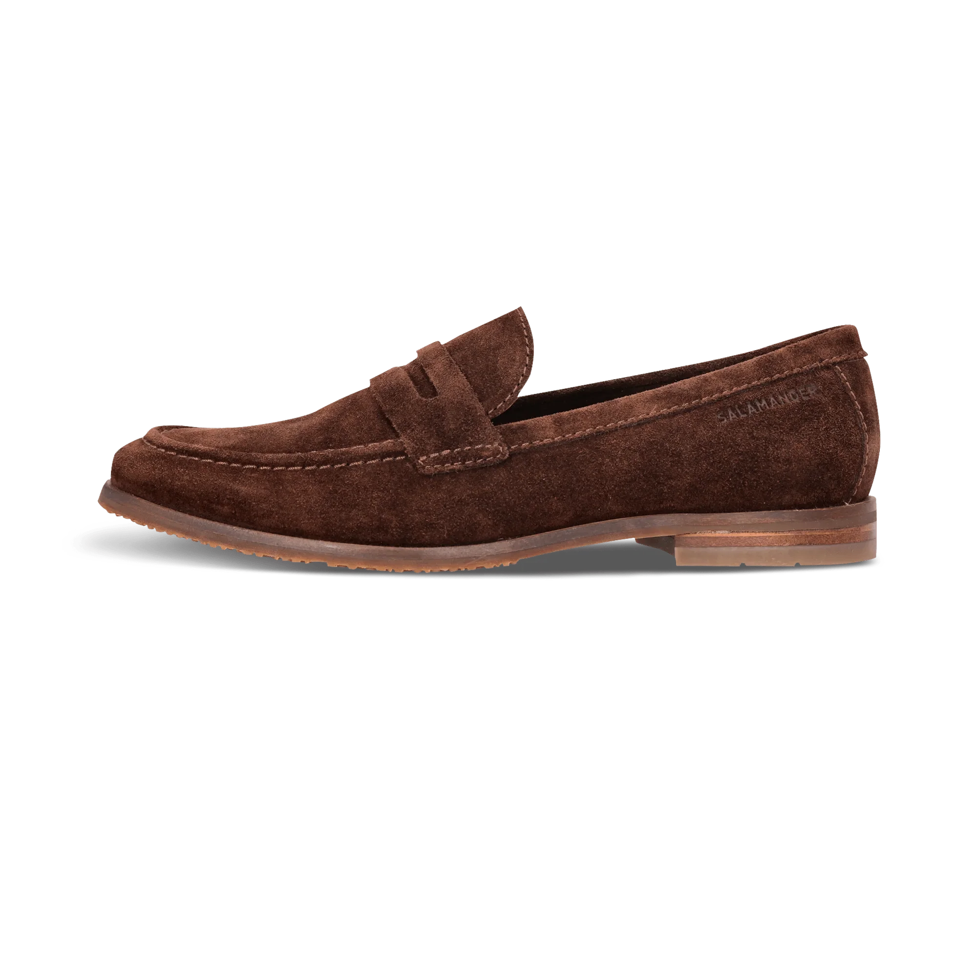Leder Loafers Dunkelbraun