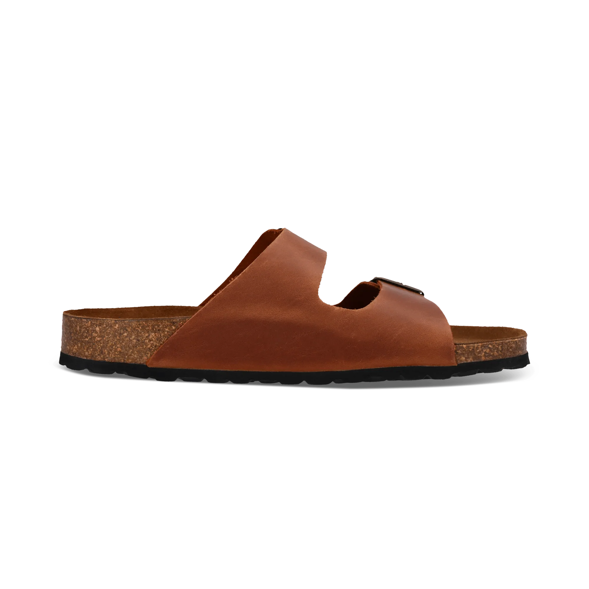 Leder Pantoletten Cognac - Image 3