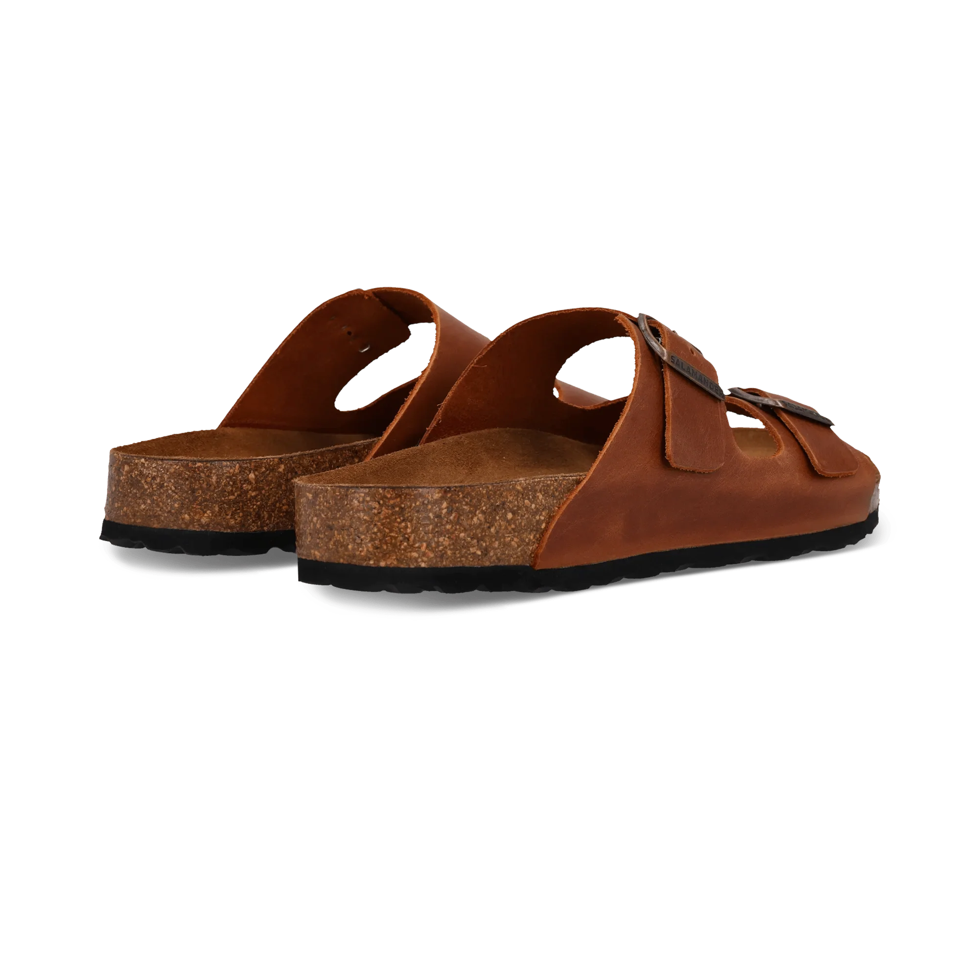 Leder Pantoletten Cognac - Image 4