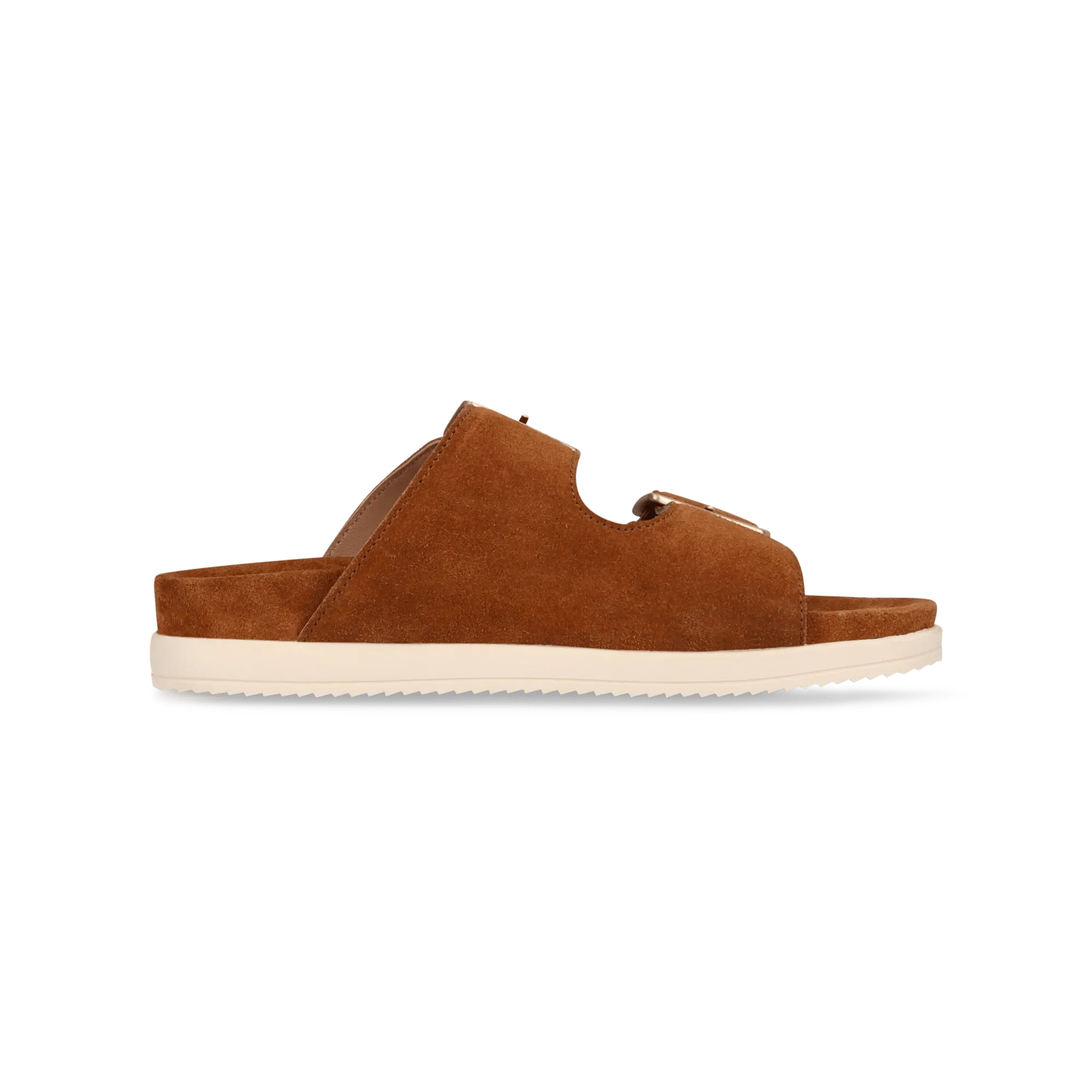 Leder Pantoletten Cognac - Image 3