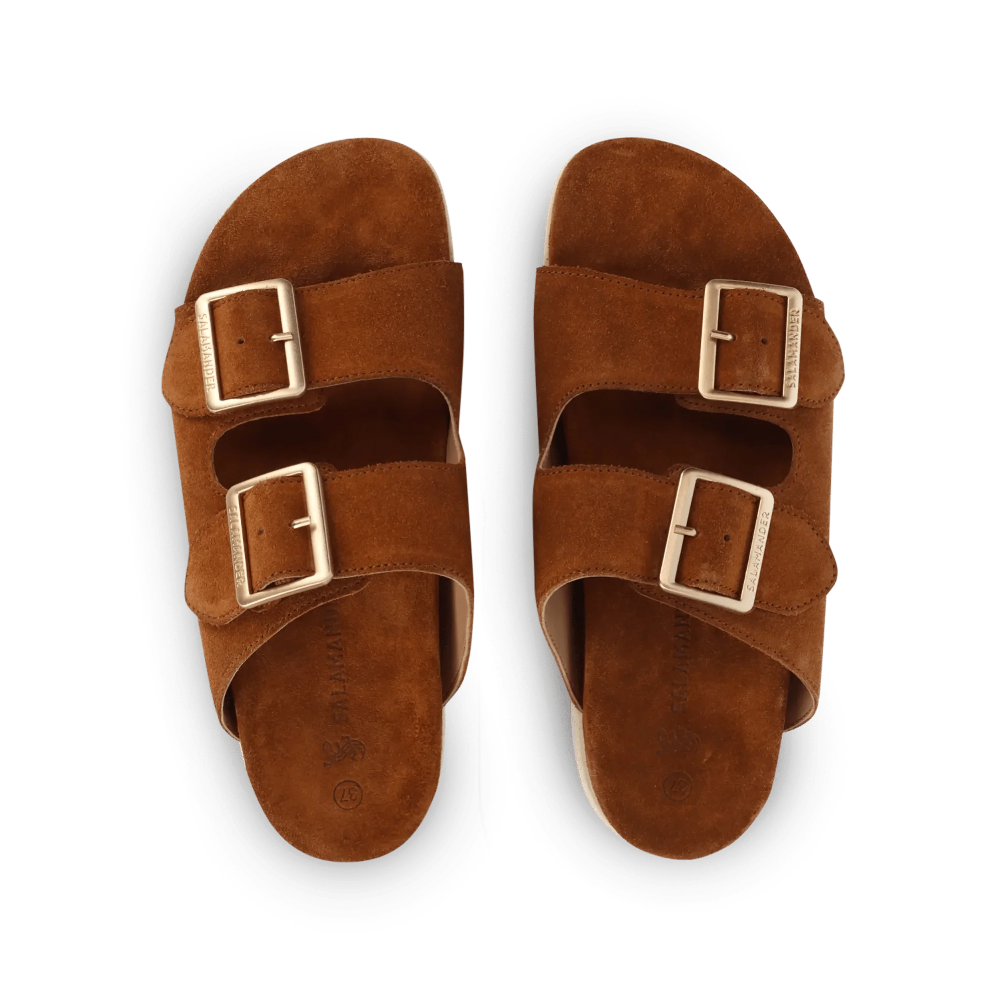 Leder Pantoletten Cognac - Image 6