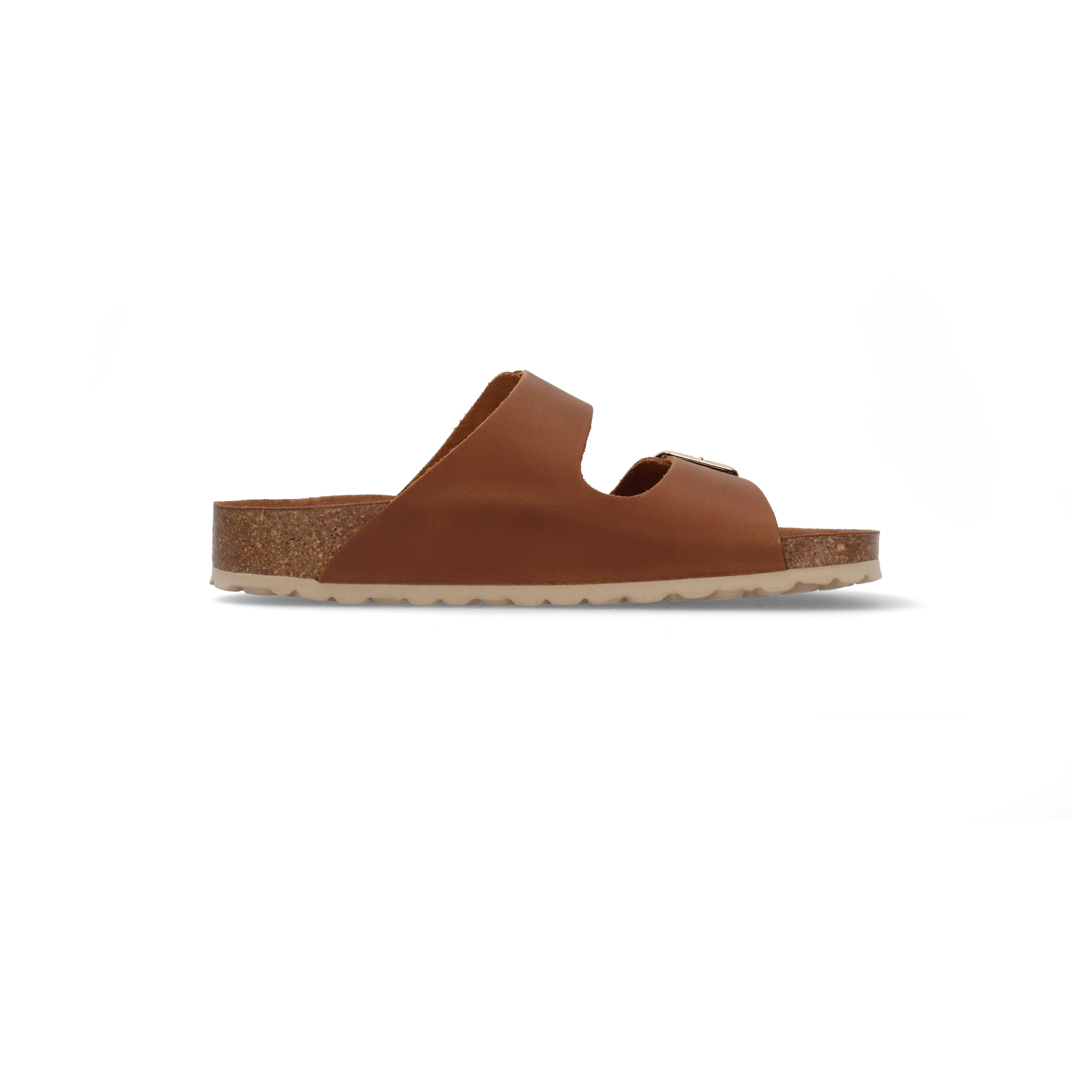 Leder Pantoletten Cognac - Image 3