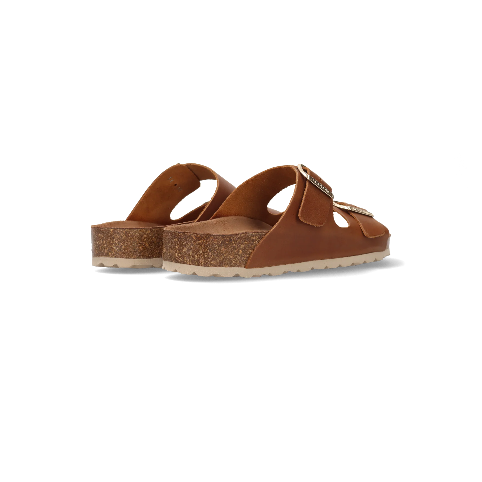 Leder Pantoletten Cognac - Image 4