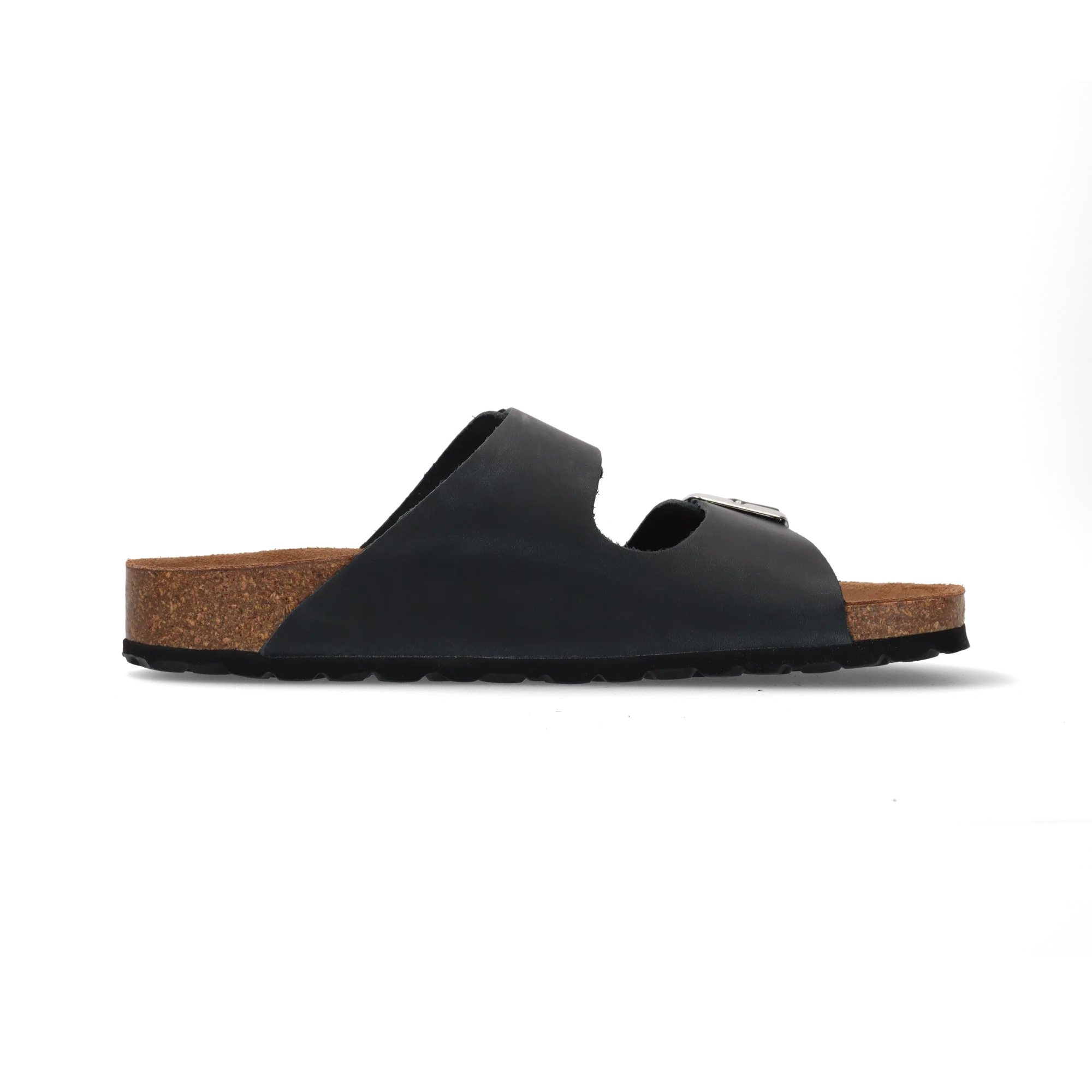 Leder Pantoletten Dunkelblau - Image 3