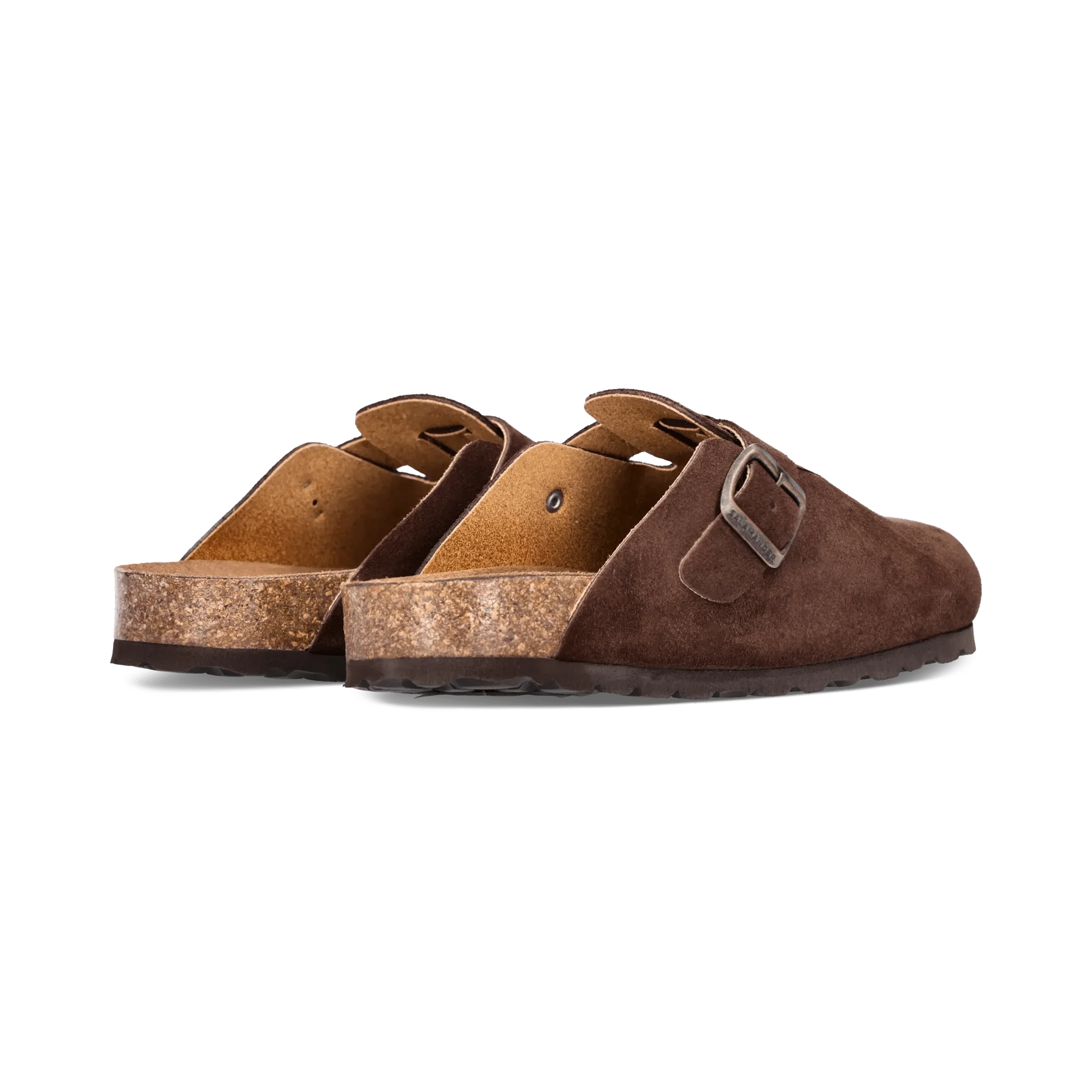 Leder Pantoletten Dunkelbraun - Image 4
