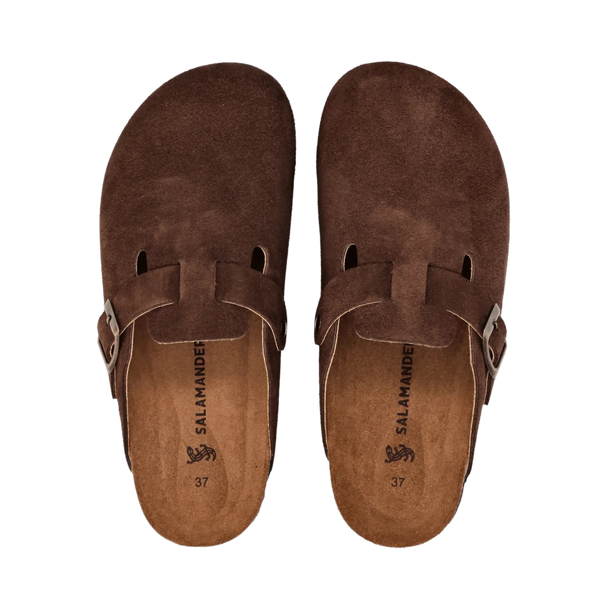 Leder Pantoletten Dunkelbraun - Image 6