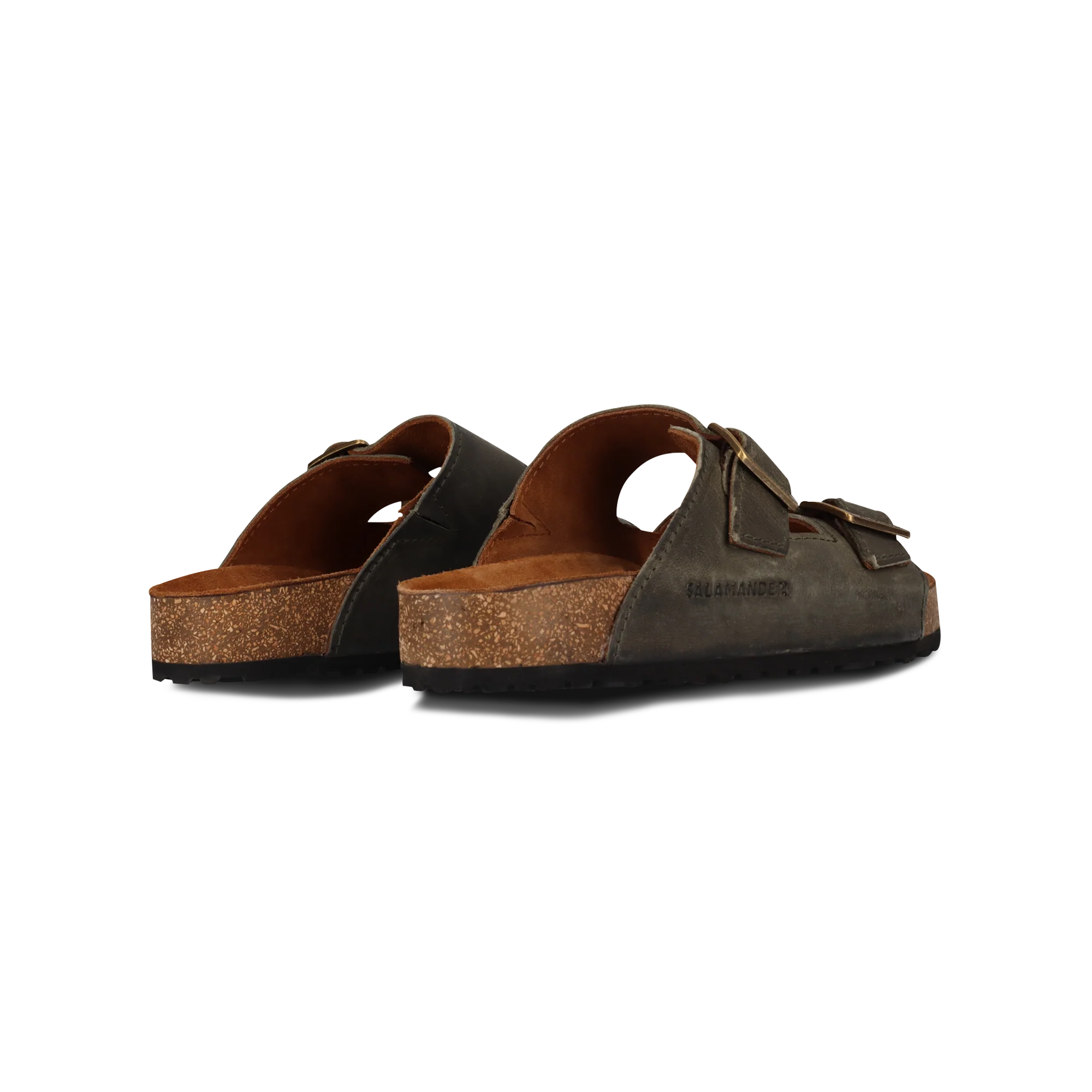 Leder Pantoletten Grün - Image 4