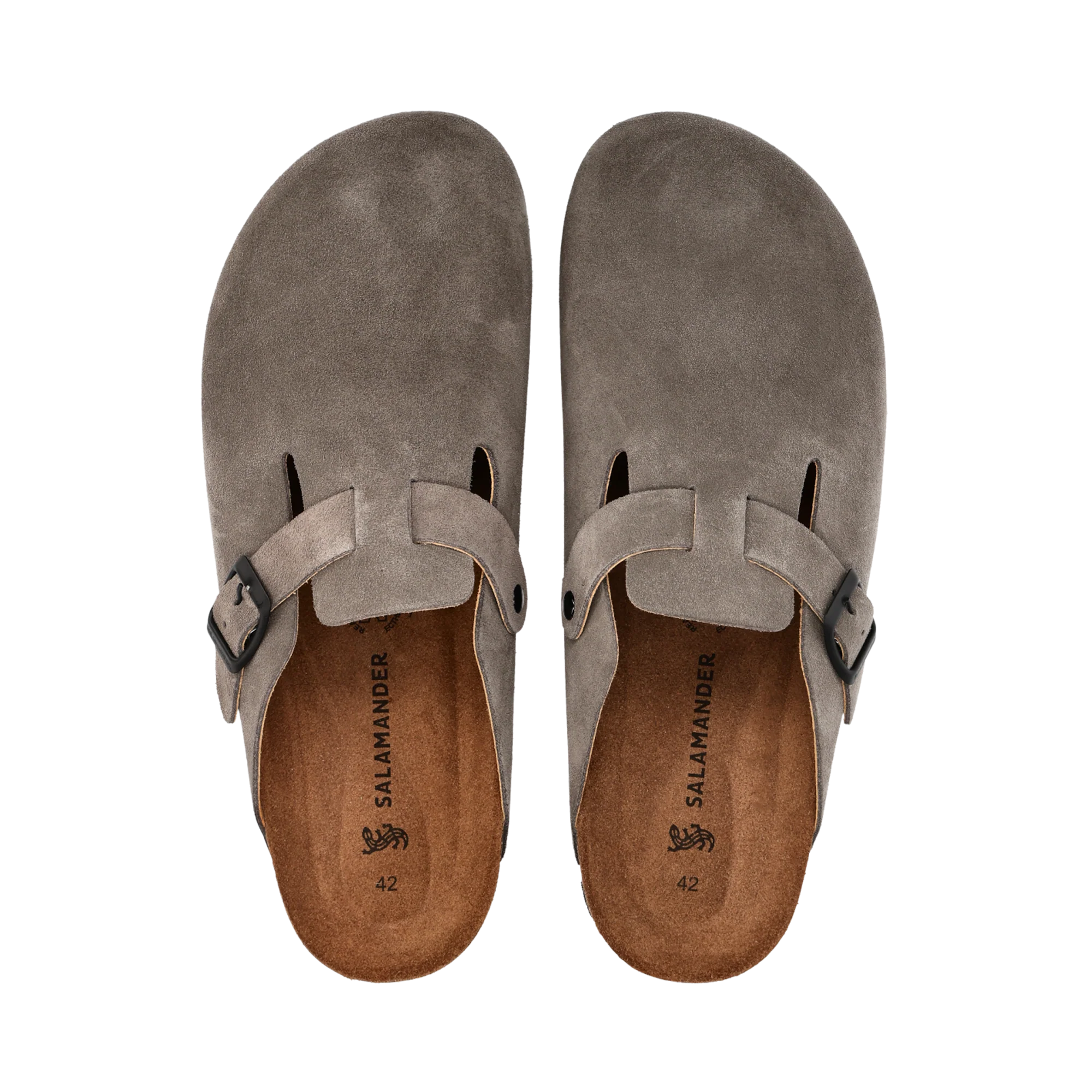 Leder Pantoletten Grau - Image 6