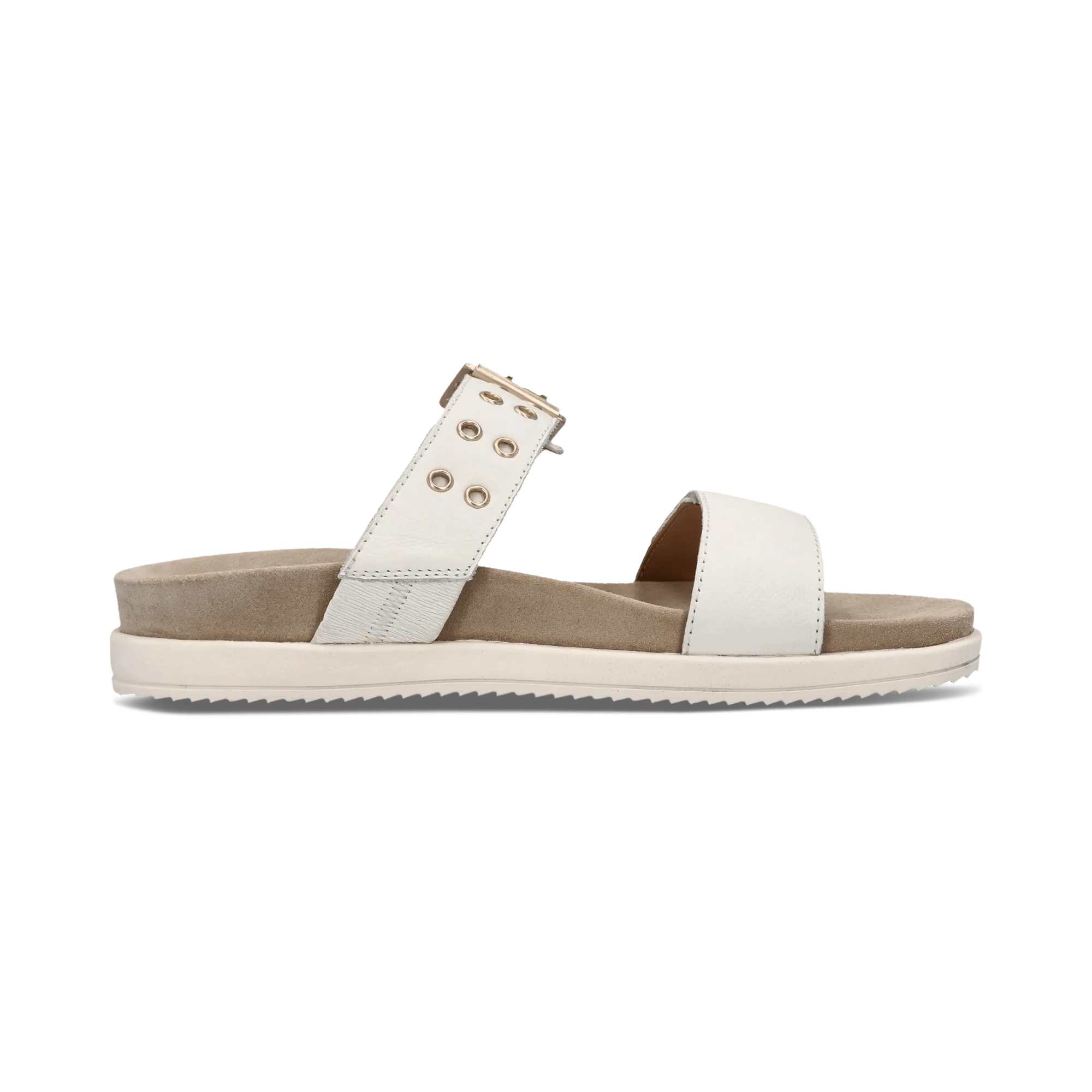 Leder Pantoletten Offwhite - Image 3