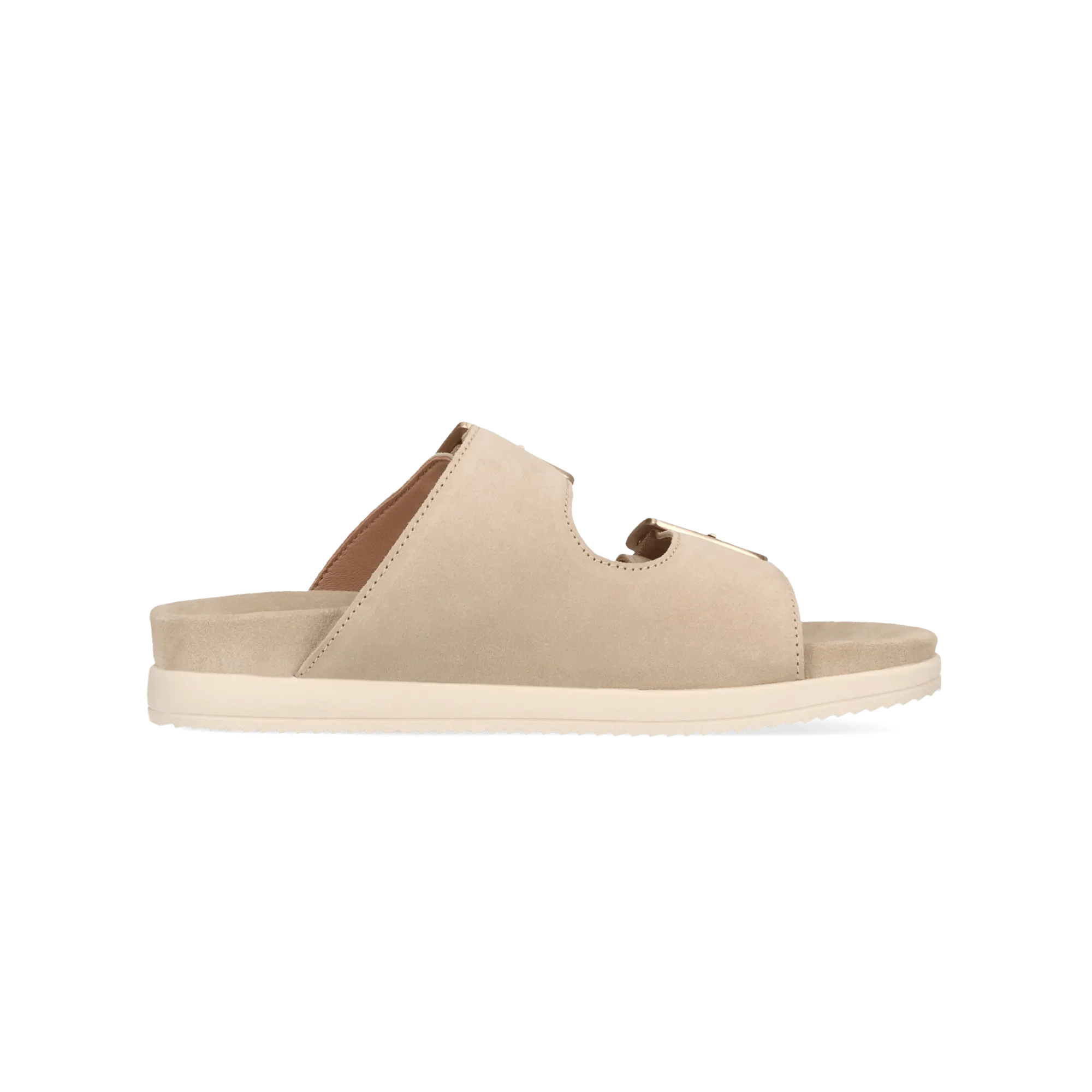 Leder Pantoletten Beige - Image 3