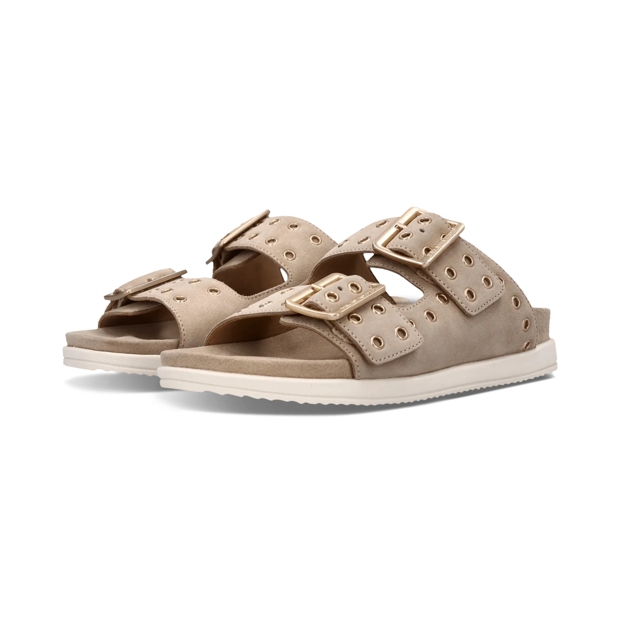 Leder Pantoletten Sand - Image 2