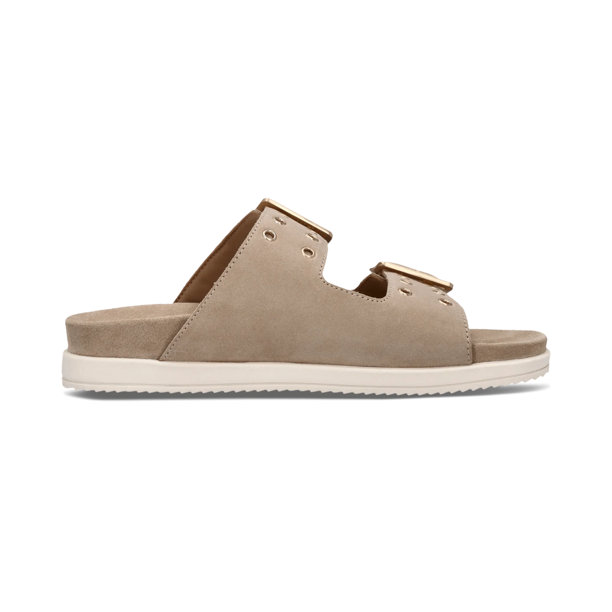 Leder Pantoletten Sand - Image 3