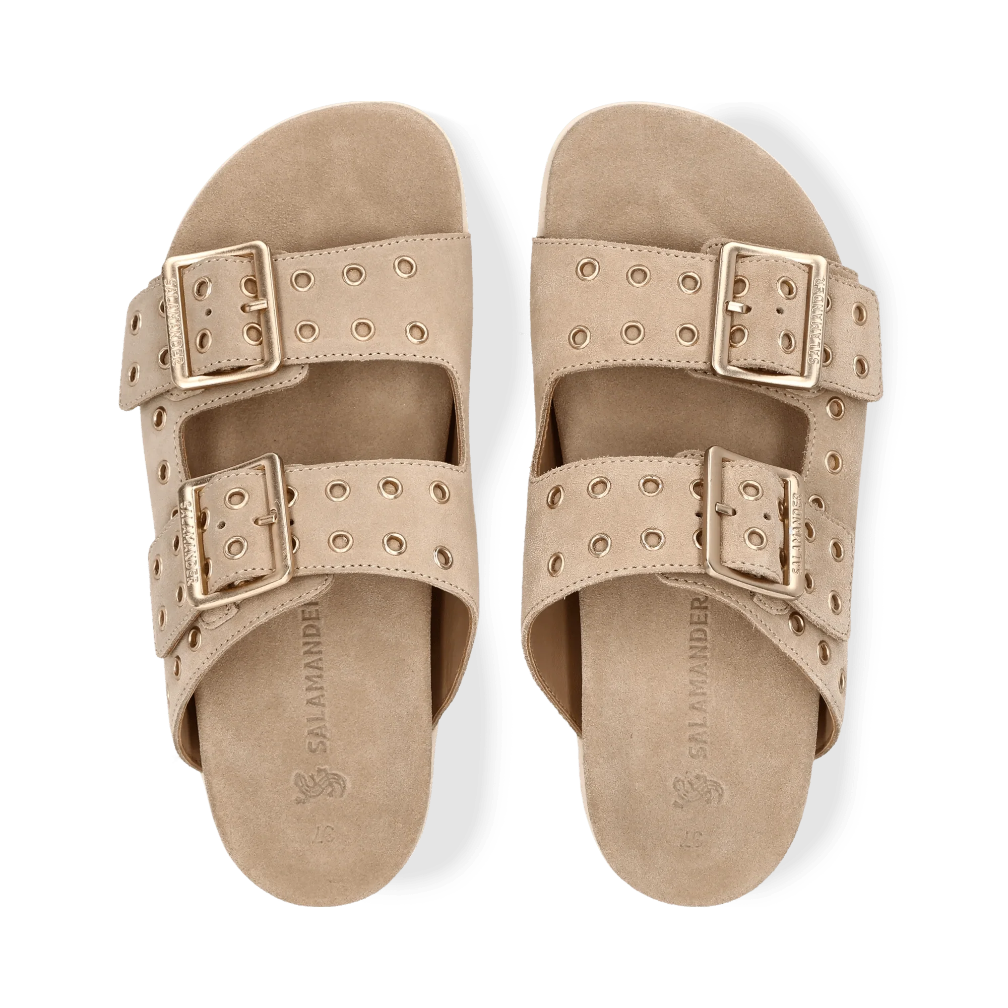 Leder Pantoletten Sand - Image 6