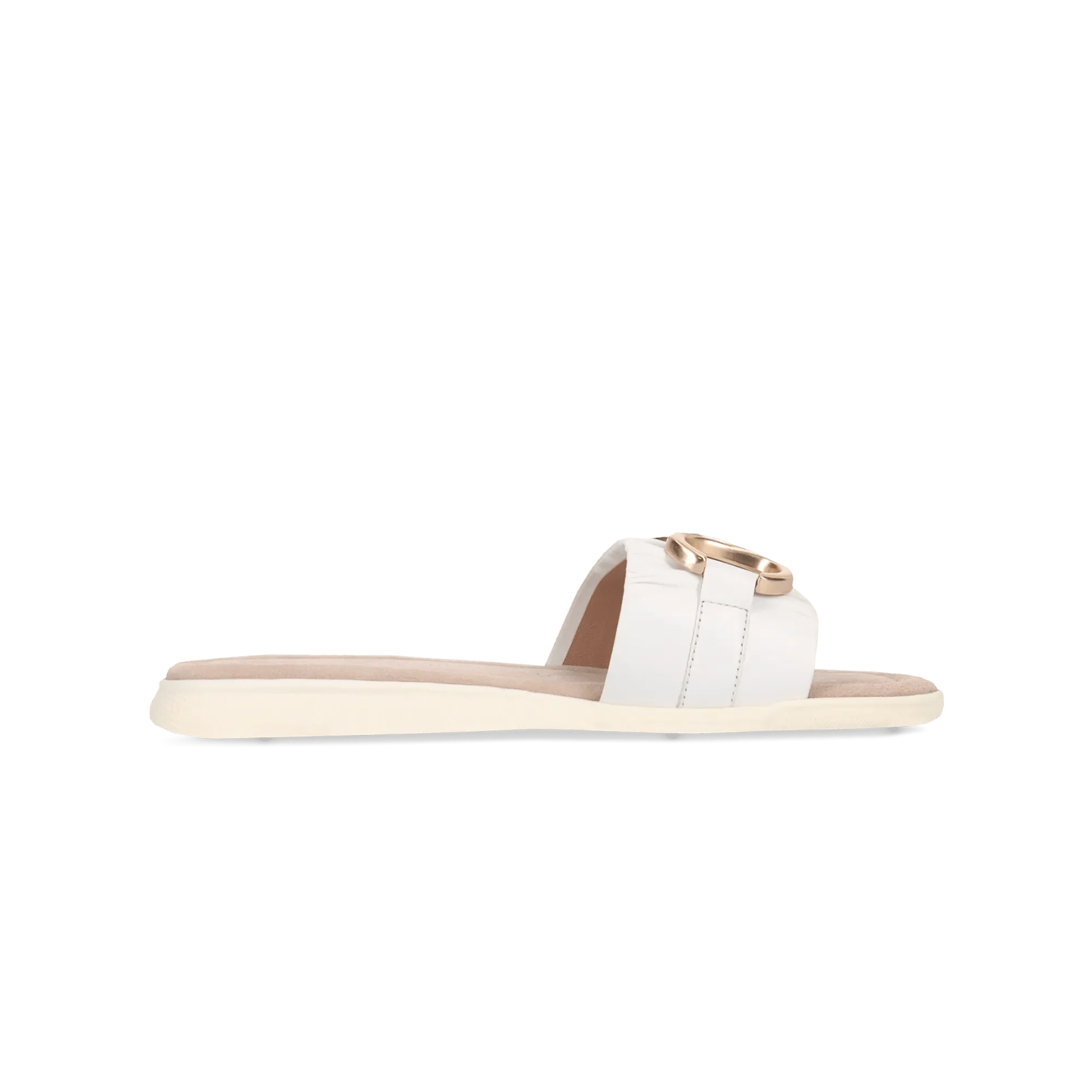 Leder Pantoletten Weiß - Image 3