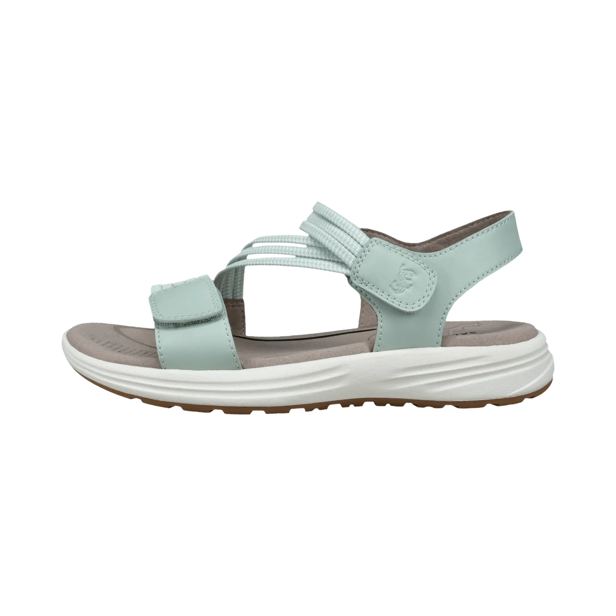 Leder Sandale Hellgrün