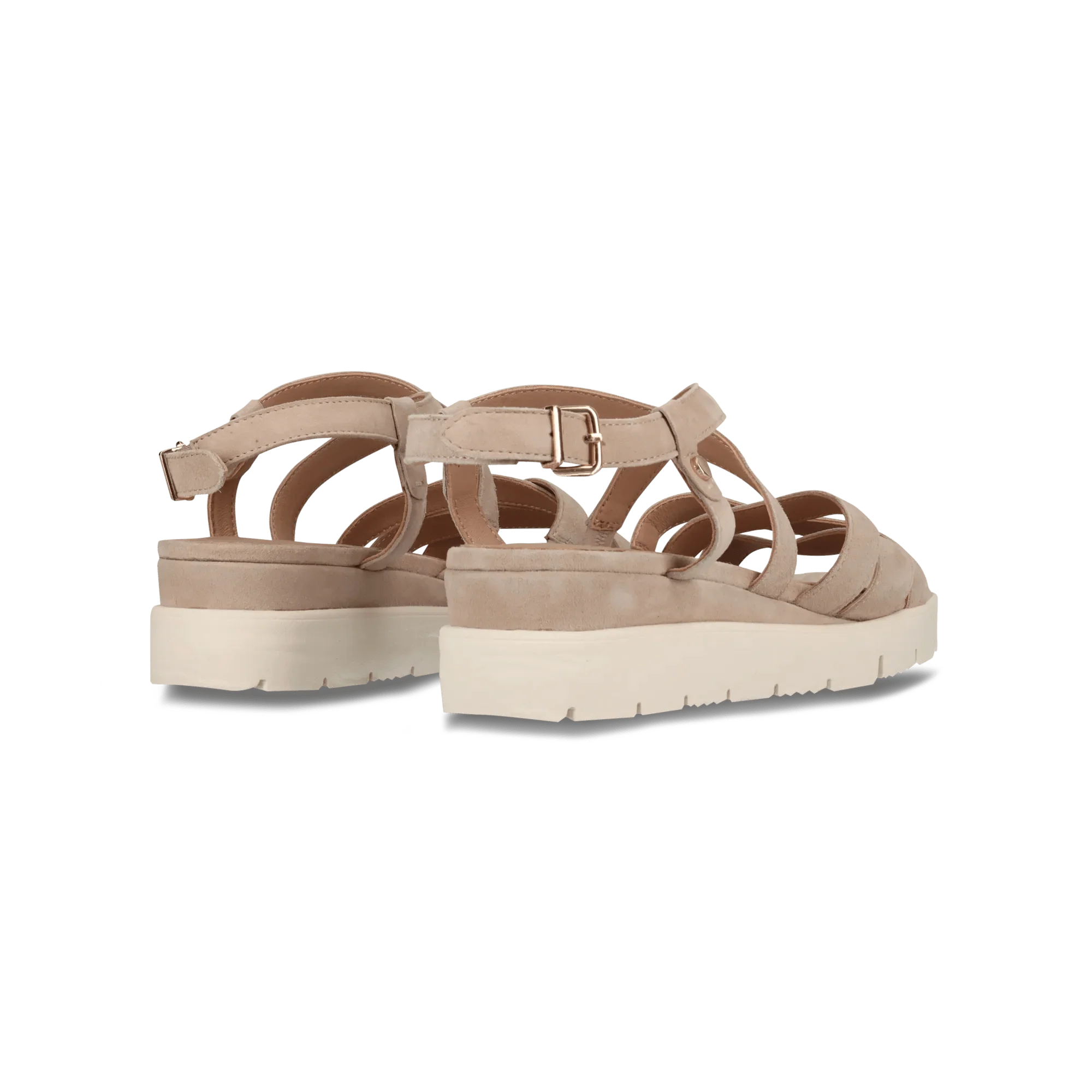 Leder Sandale Beige - Image 4
