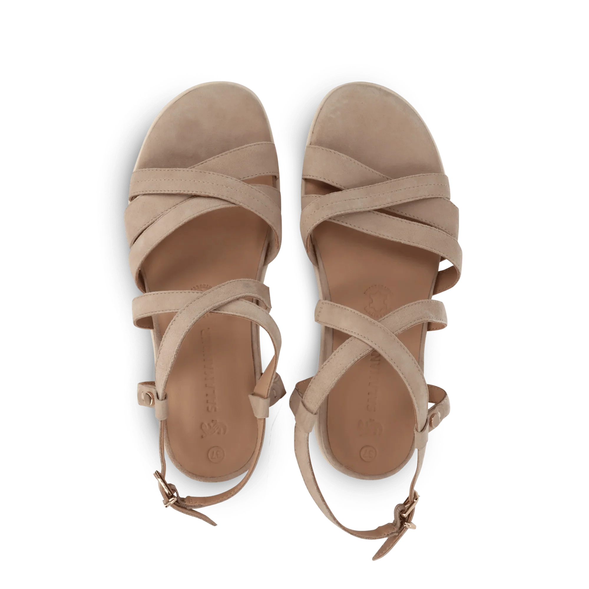 Leder Sandale Beige - Image 6