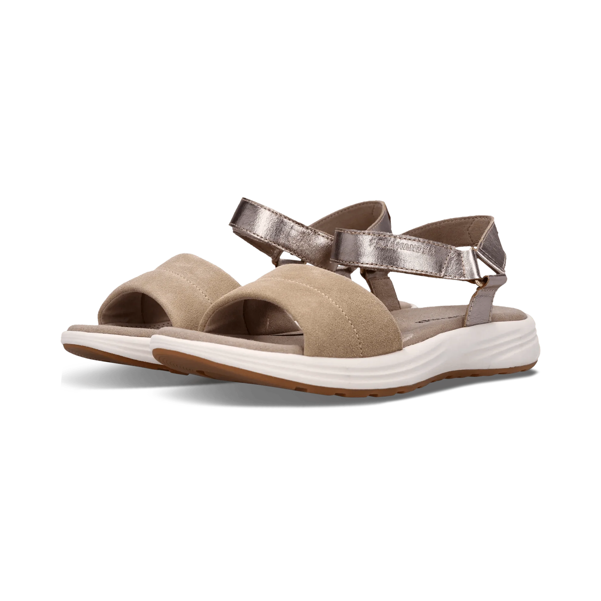 Leder Sandale Taupe - Image 2