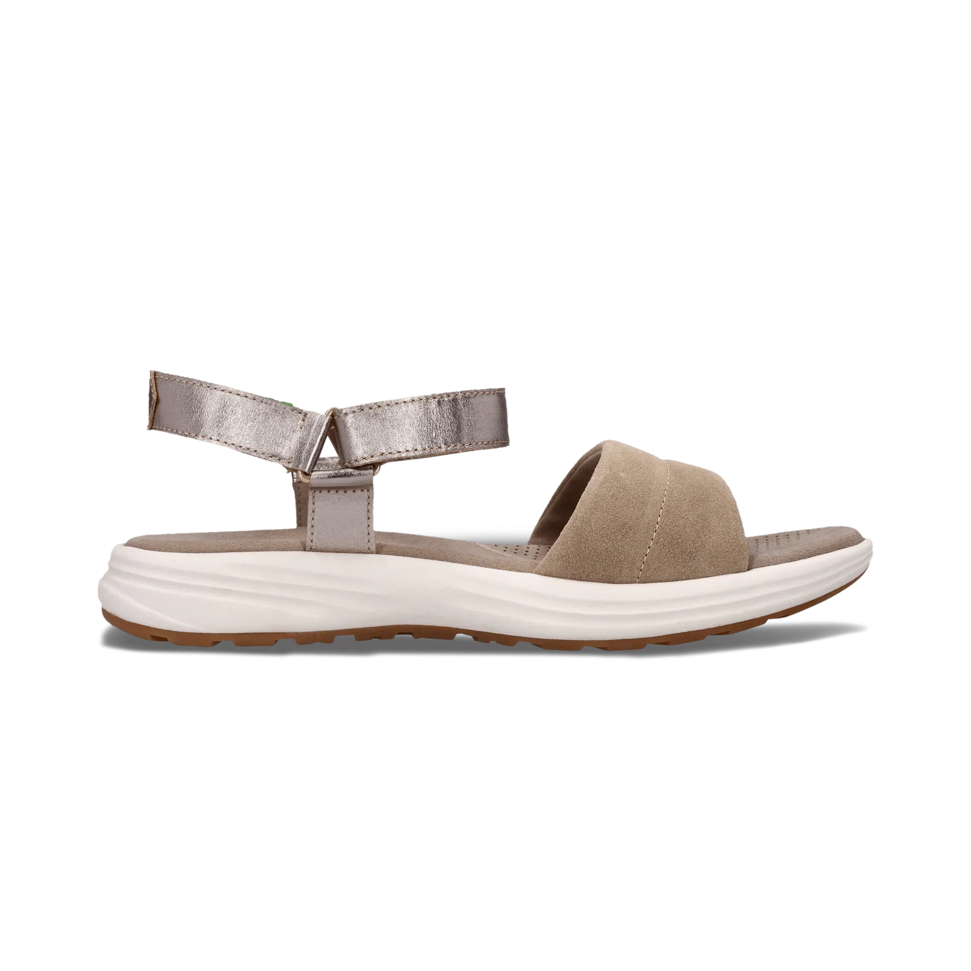 Leder Sandale Taupe - Image 3