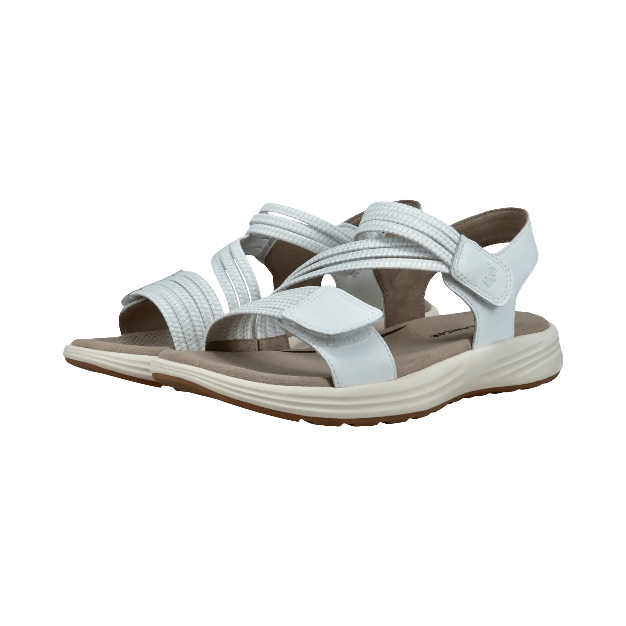Leder Sandale Weiß - Image 2