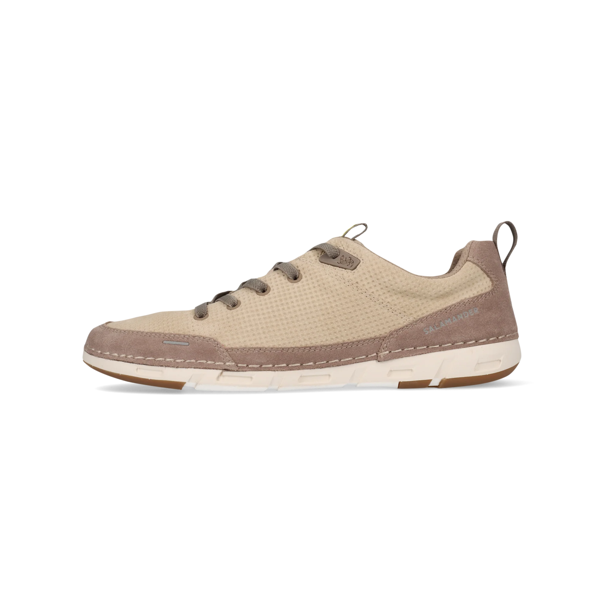 Leder Schnürer Beige
