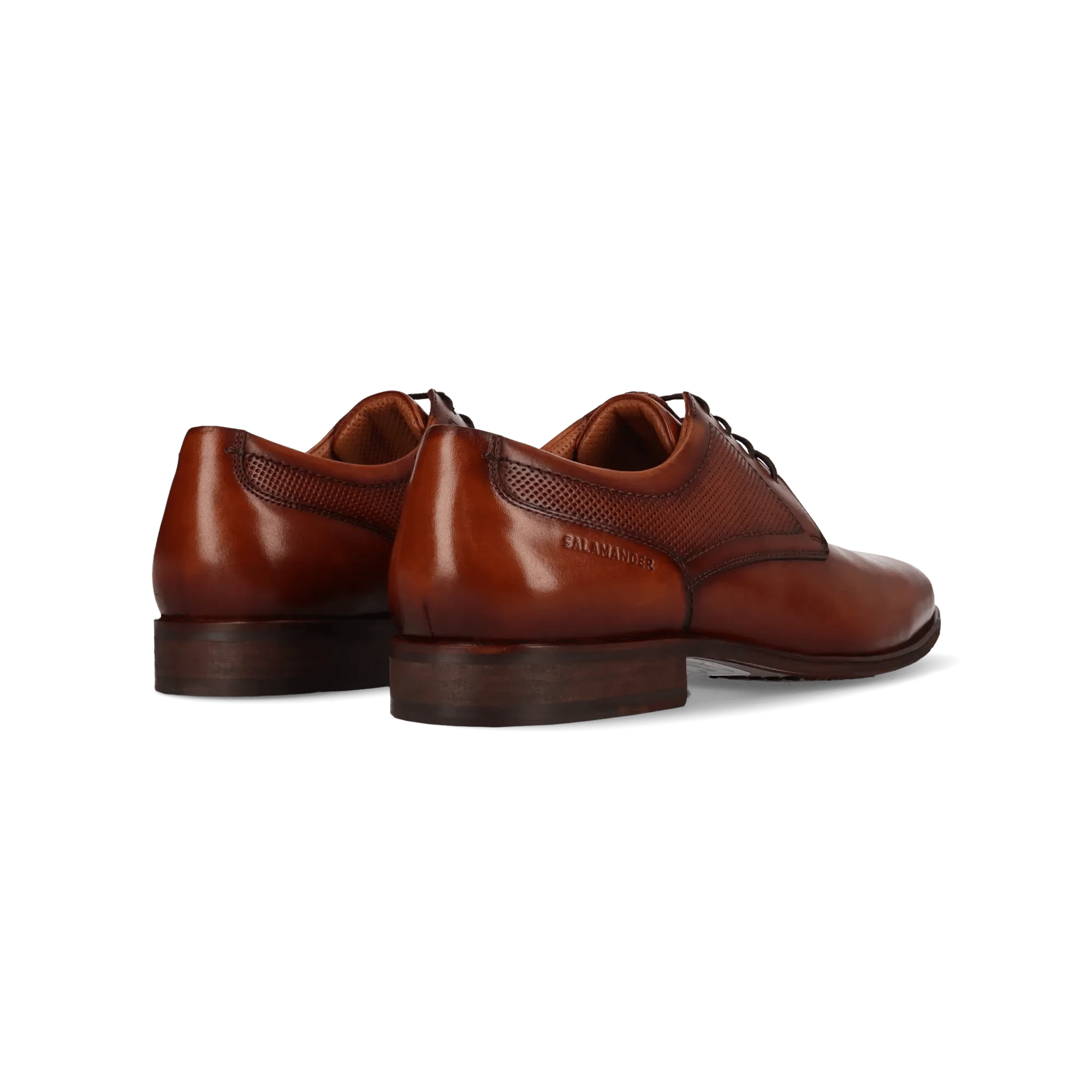 Leder Business Schnürer Cognac - Image 4