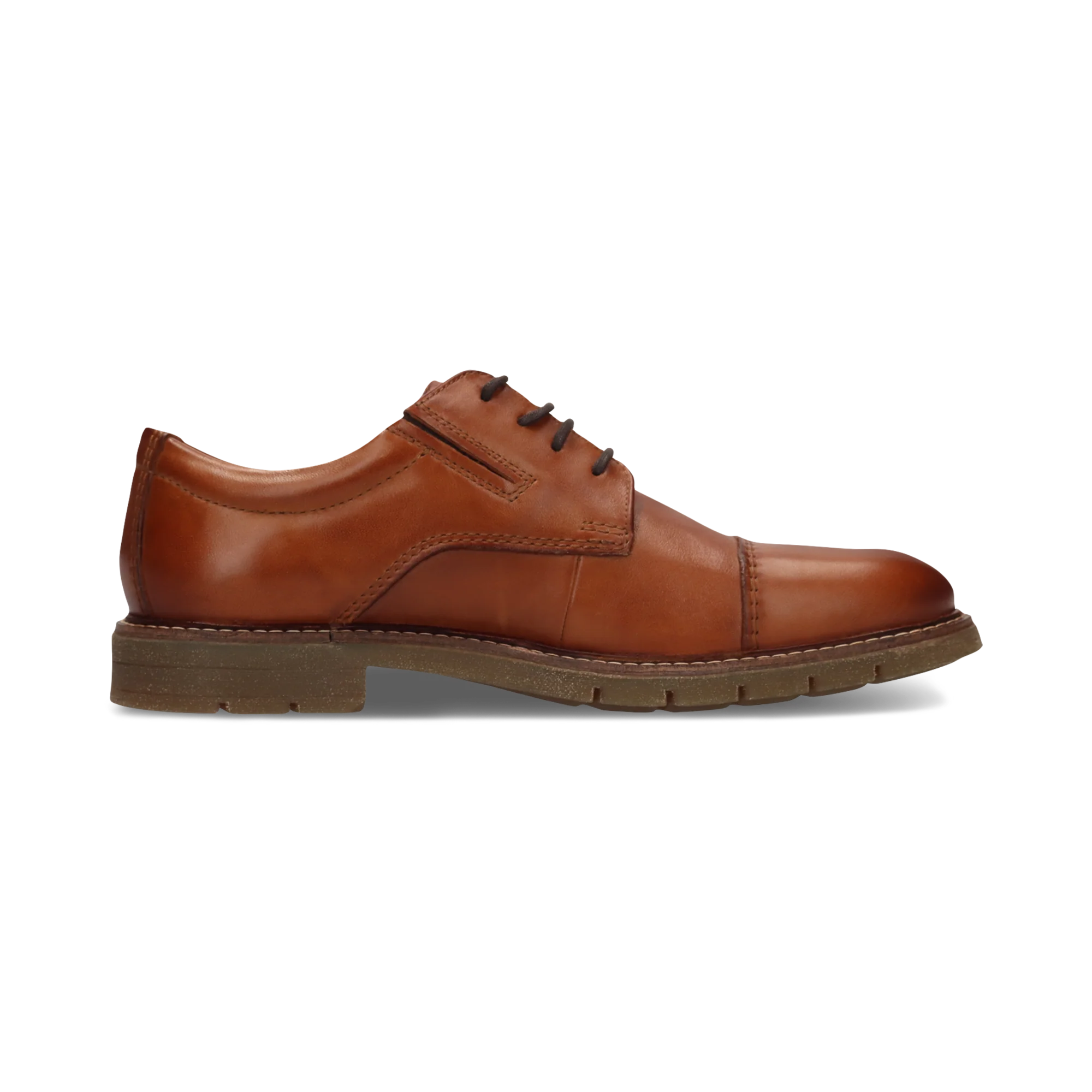 Leder Schnürschuh Cognac - Image 5