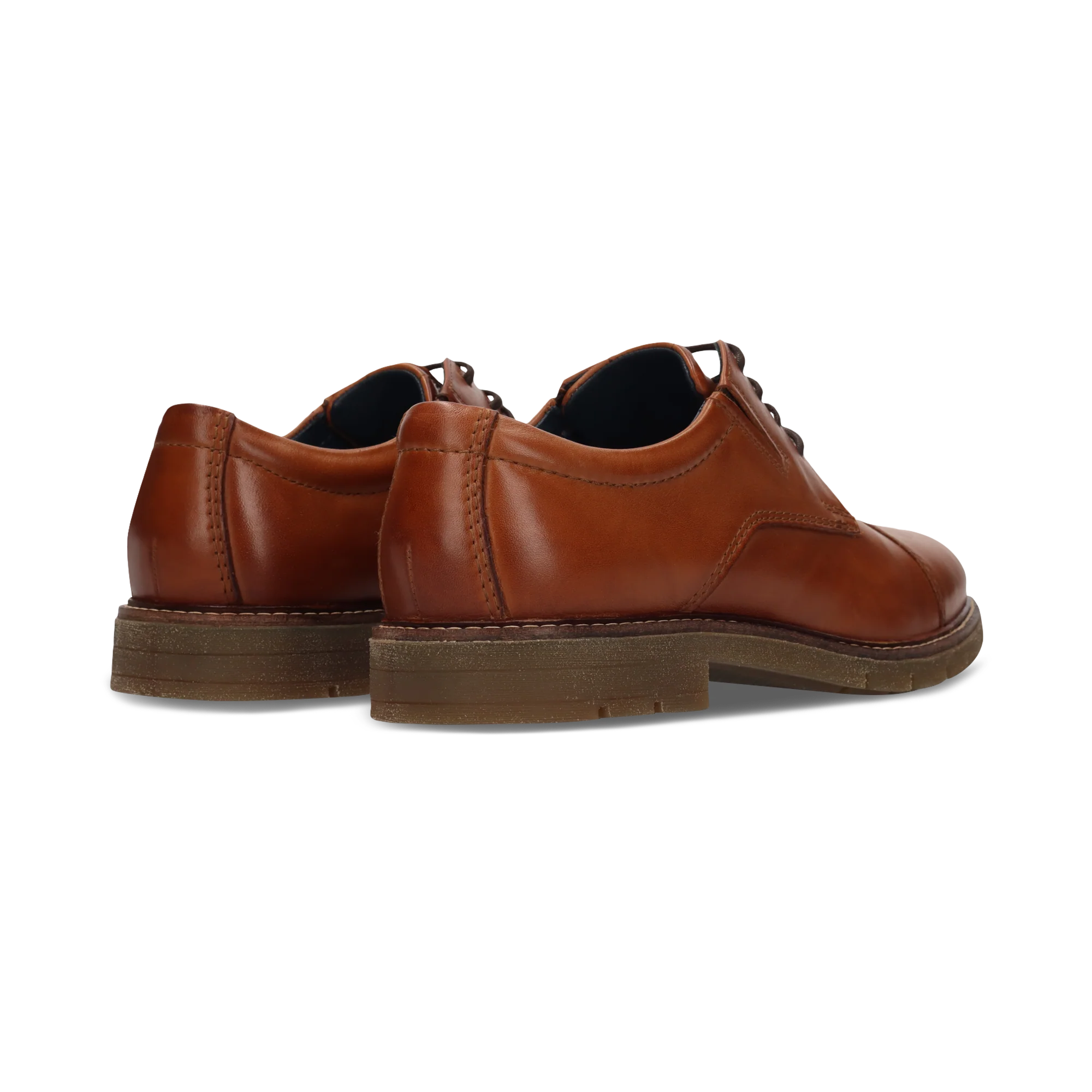 Leder Schnürschuh Cognac - Image 6